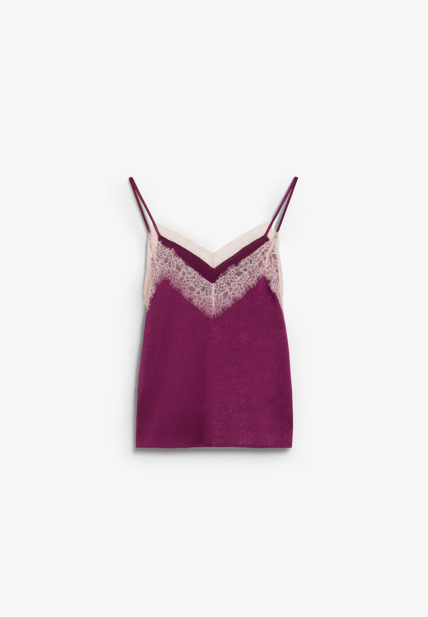 TOP ACETINADO COM RENDA