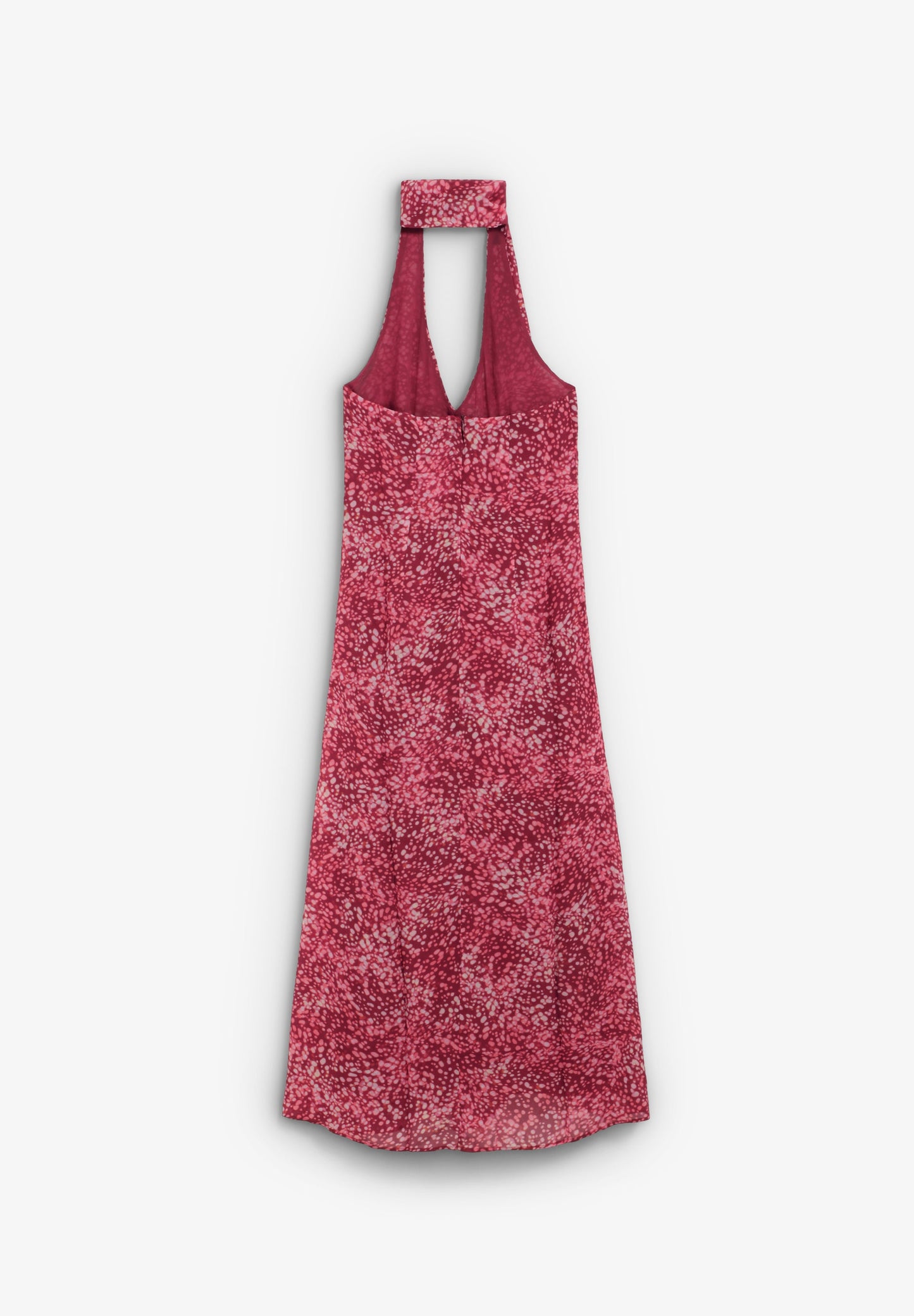 VESTIDO HALTER COM PADRÃO