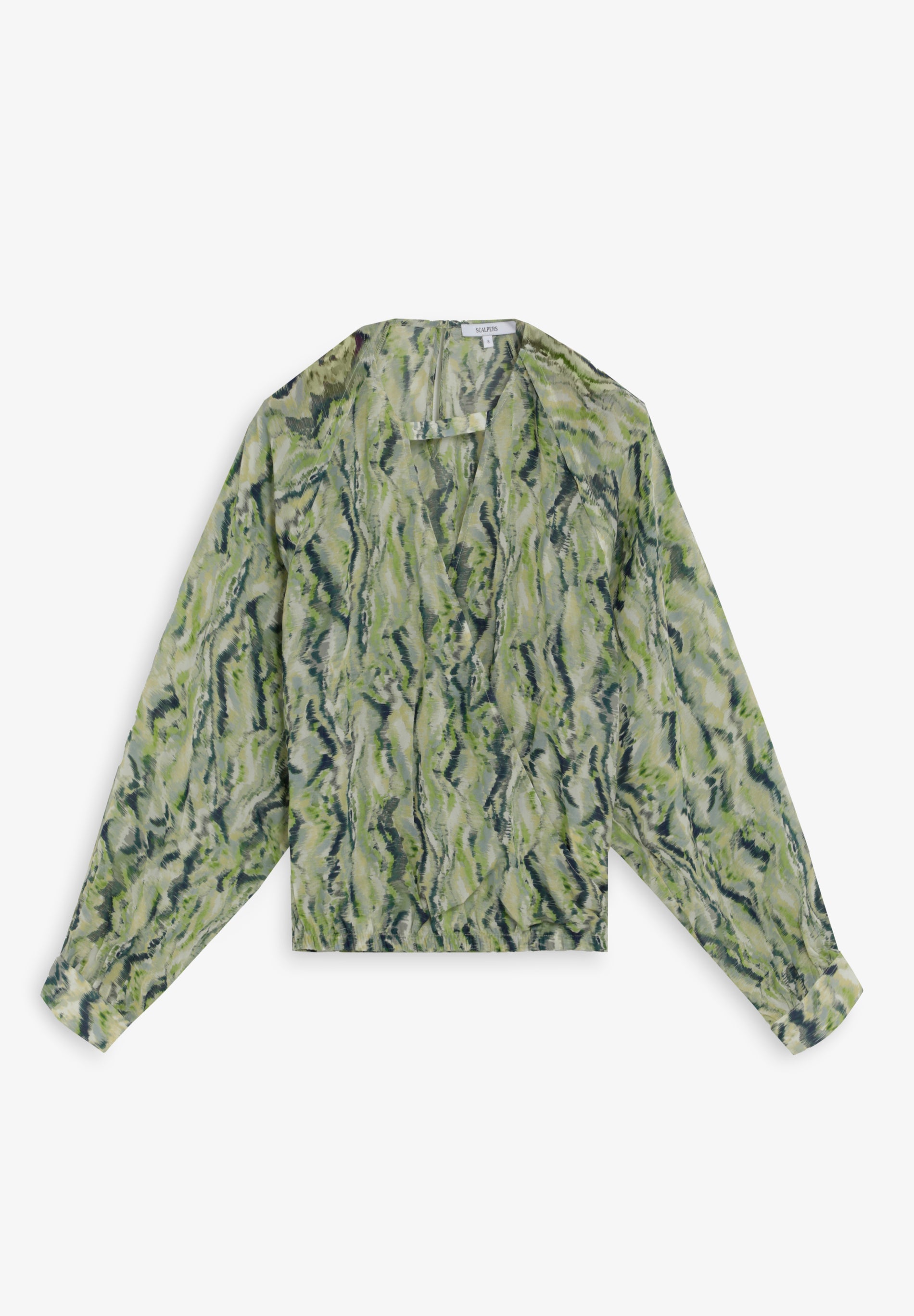 BLUSA FLUIDA COM PADRÃO