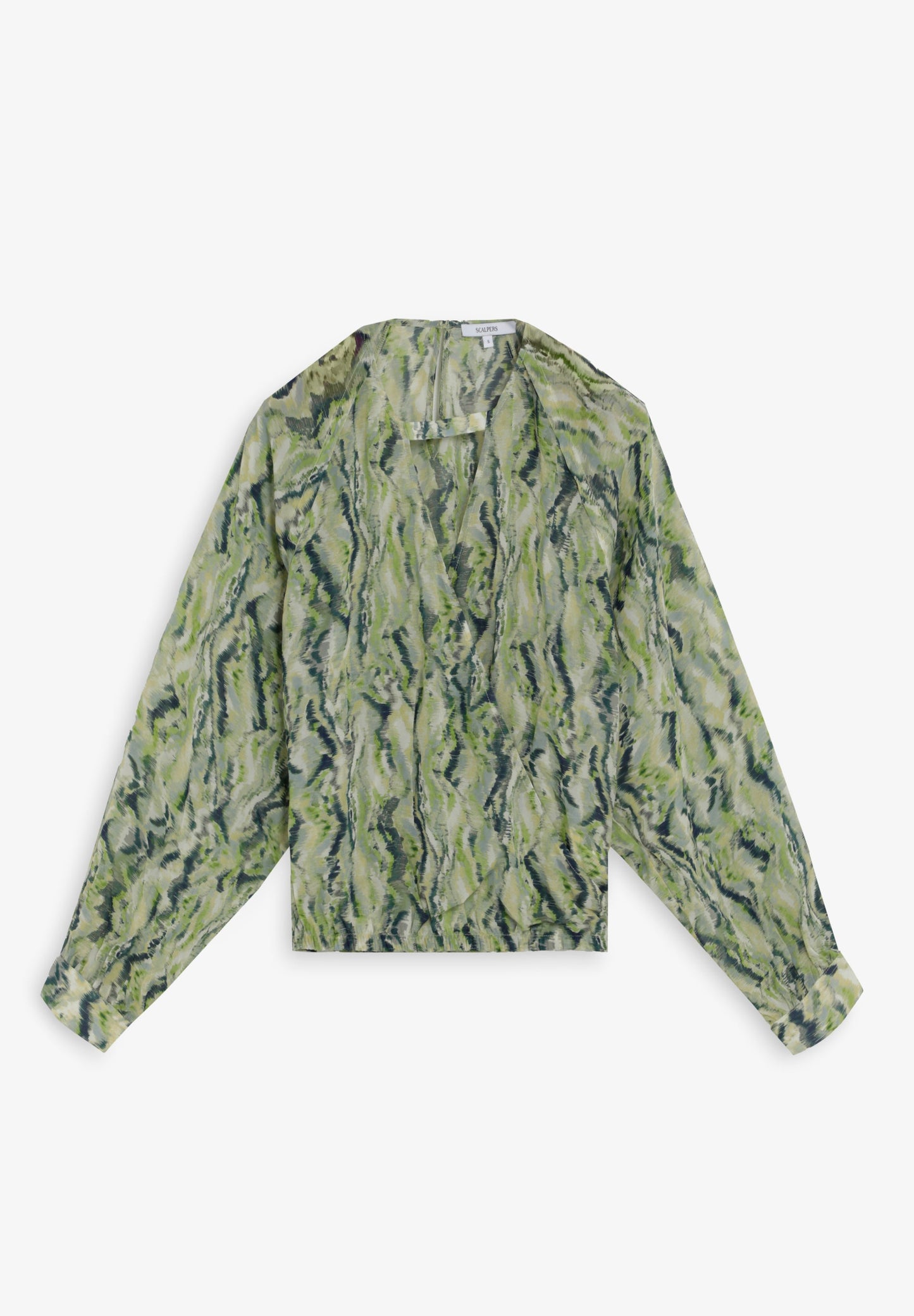 BLUSA FLUIDA COM PADRÃO