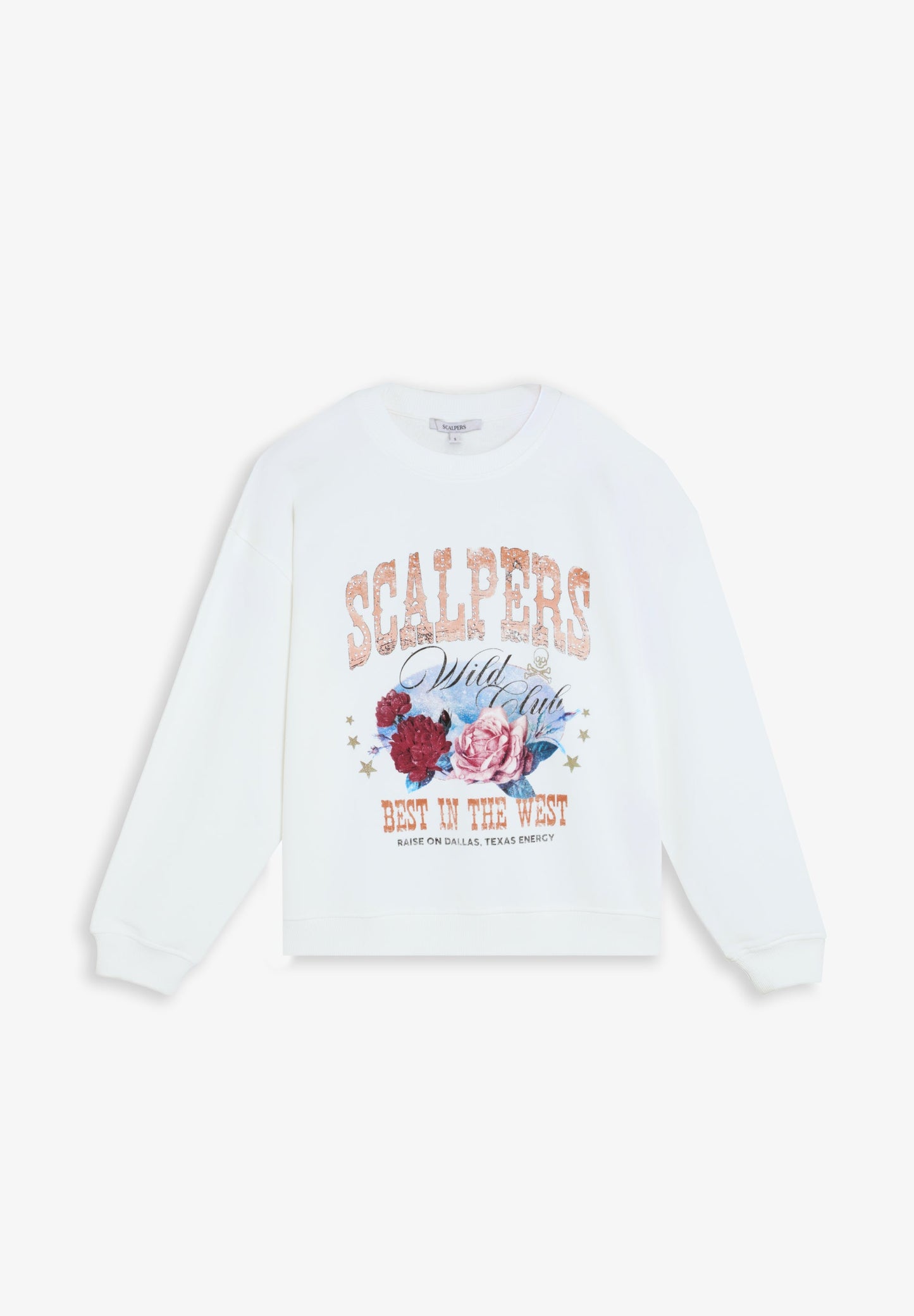 SWEATSHIRT COM PADRÃO À FRENTE