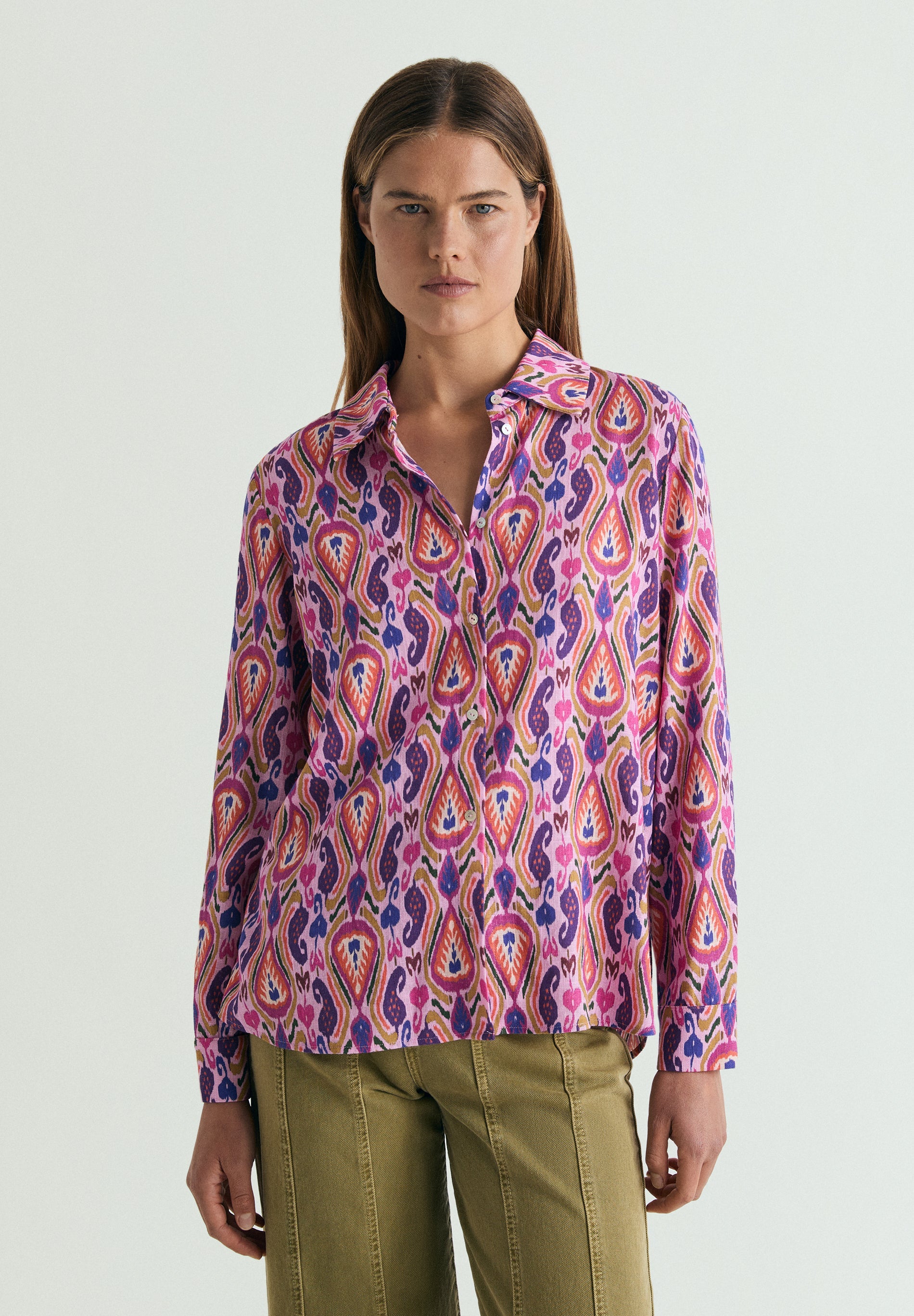 CAMISA FLUIDA MULTICOLOR