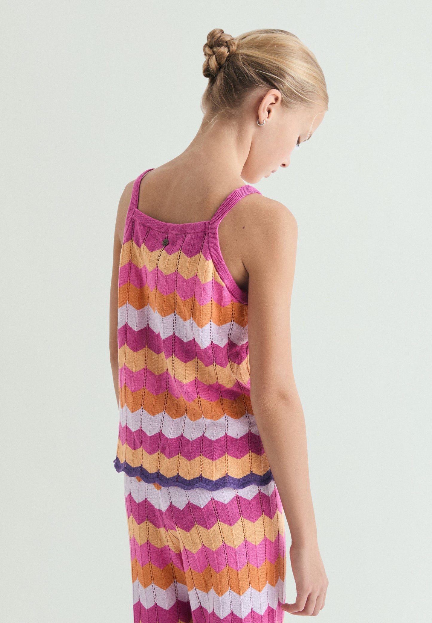 TOP DE MALHA MULTICOLOR