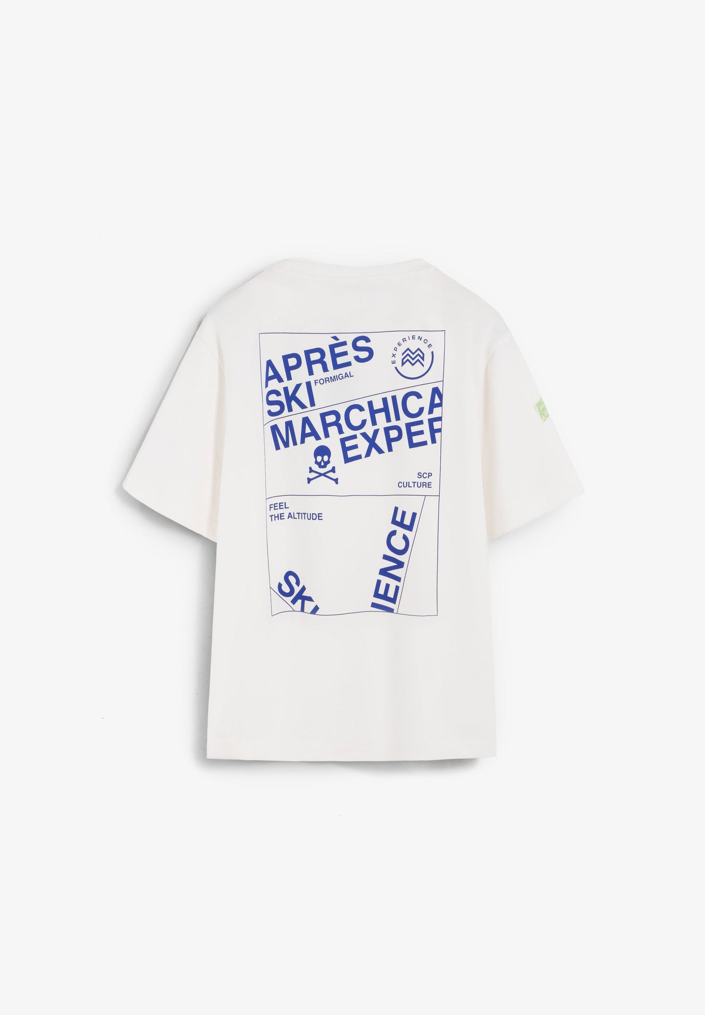 T-SHIRT COM PADRÃO MARCHICA & SCALPERS