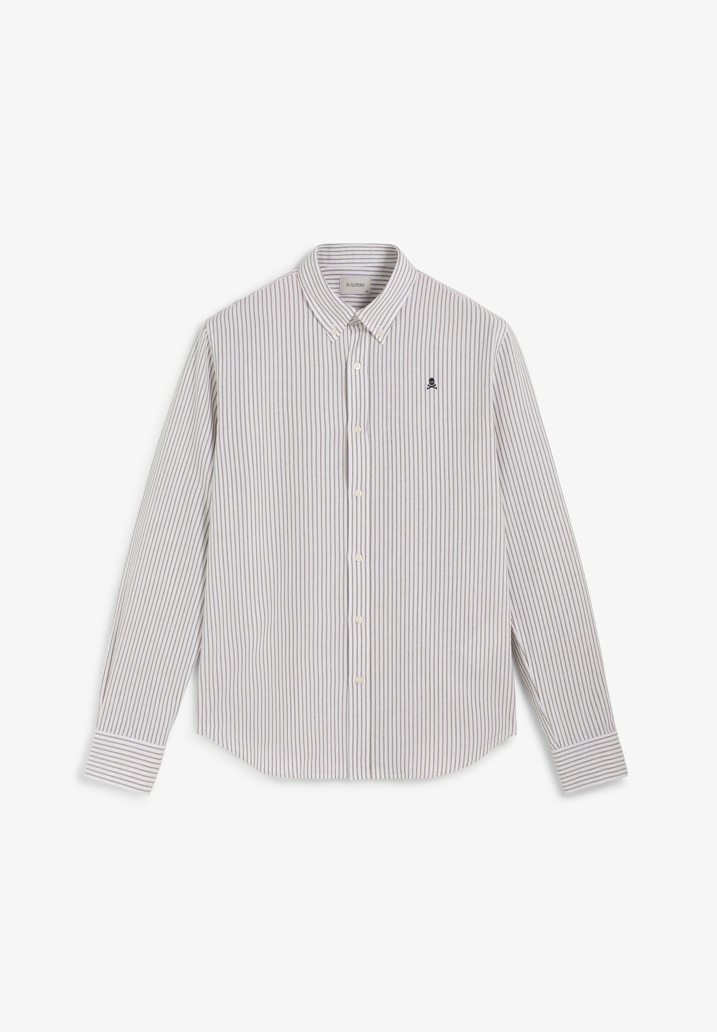 CAMISA OXFORD ÀS RISCAS