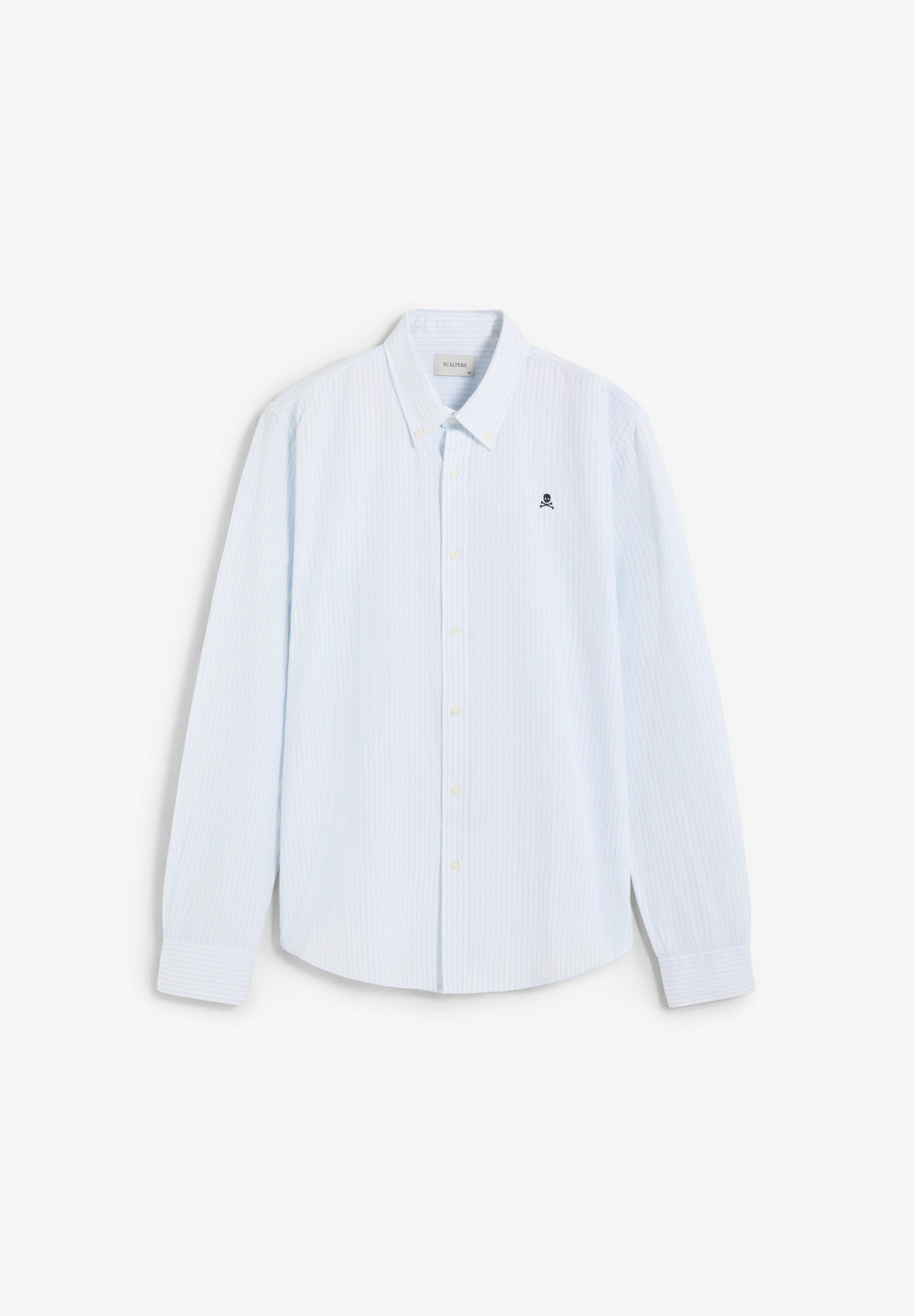 CAMISA OXFORD ÀS RISCAS