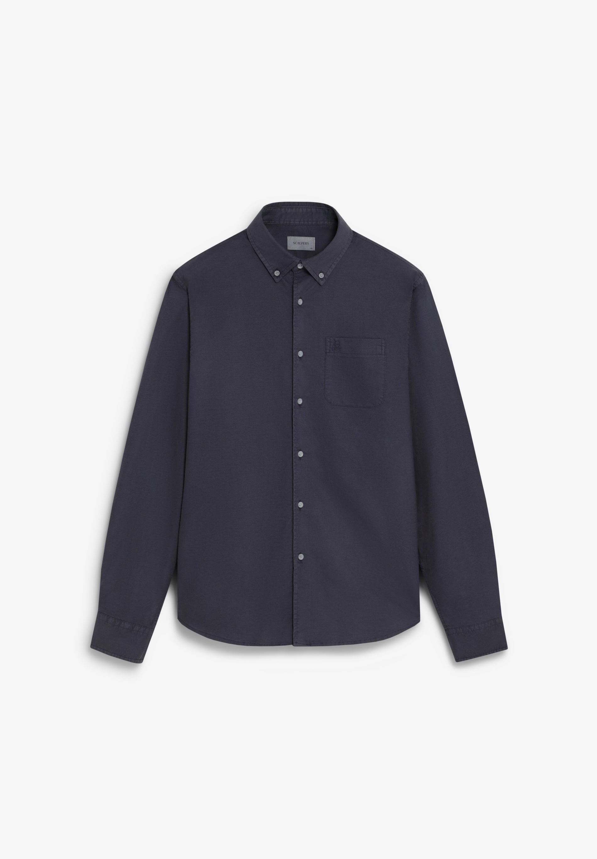 CAMISA OXFORD SKULL BORDADA
