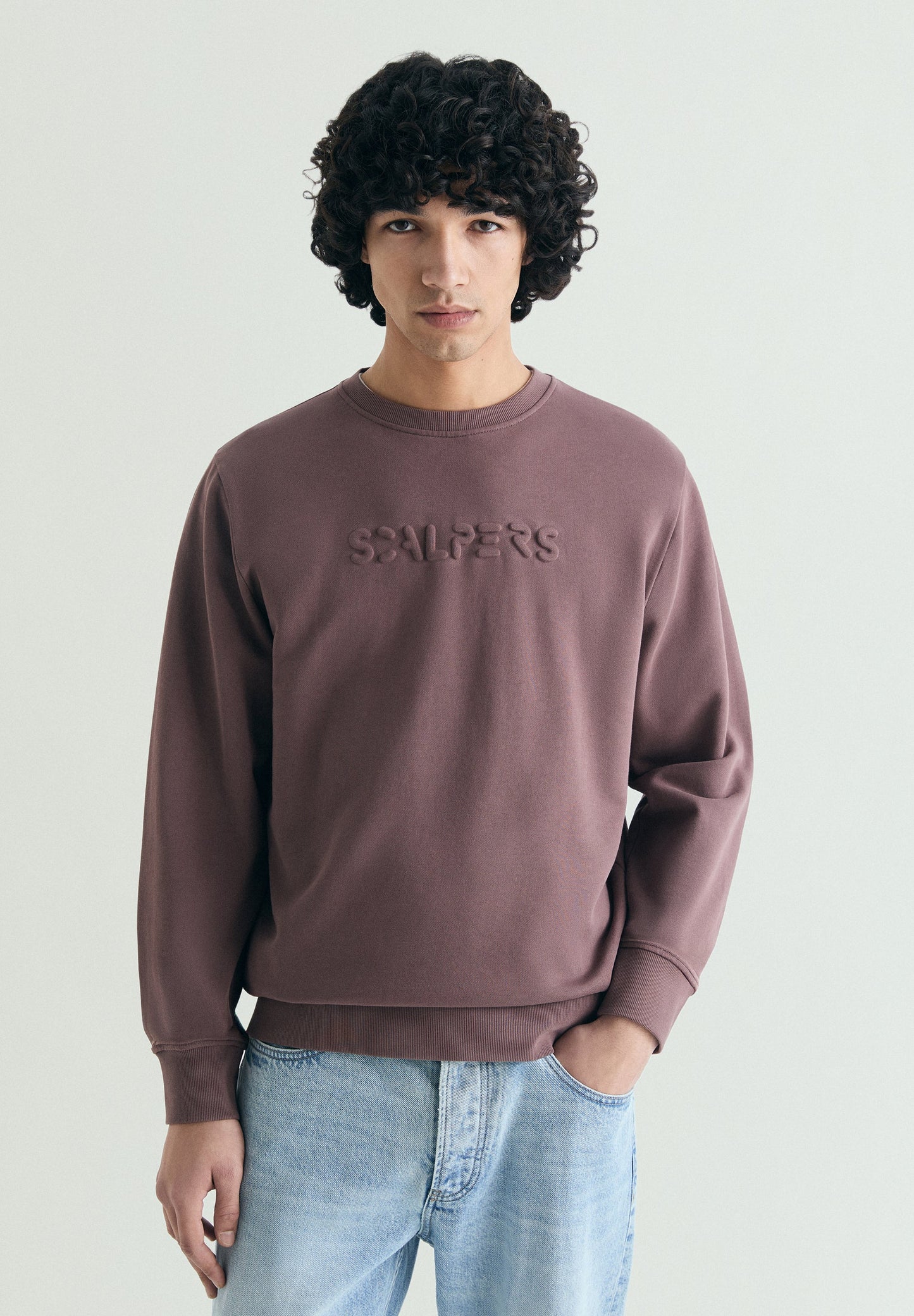 SWEATSHIRT SKULL EM RELEVO