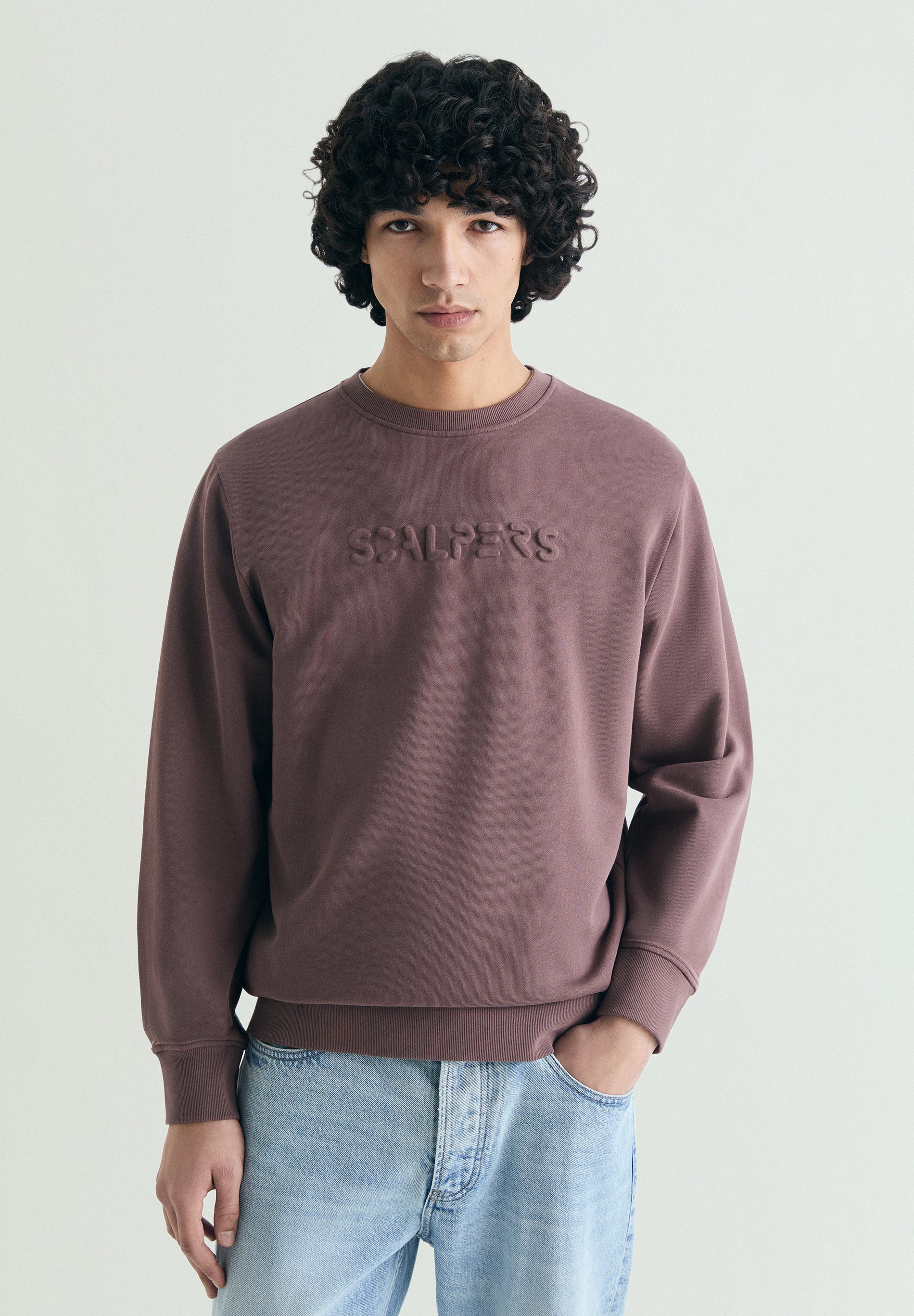 SWEATSHIRT SKULL EM RELEVO