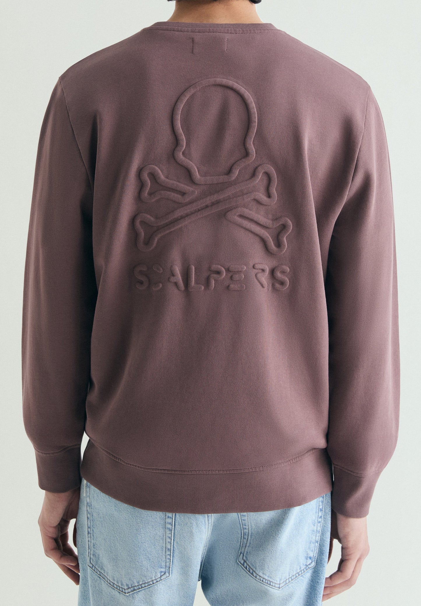 SWEATSHIRT SKULL EM RELEVO
