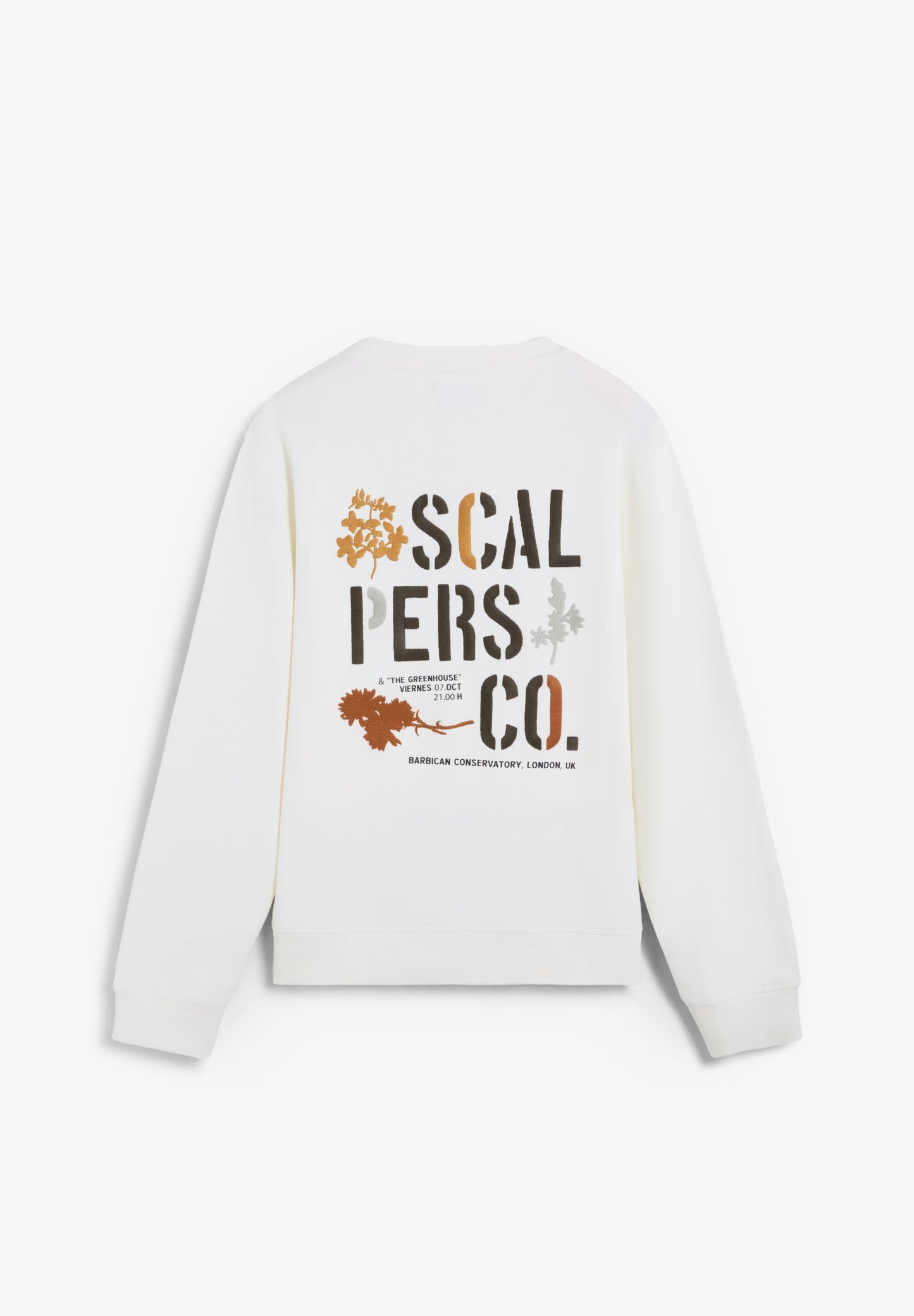 SWEATSHIRT DESBOTADA BORDADA