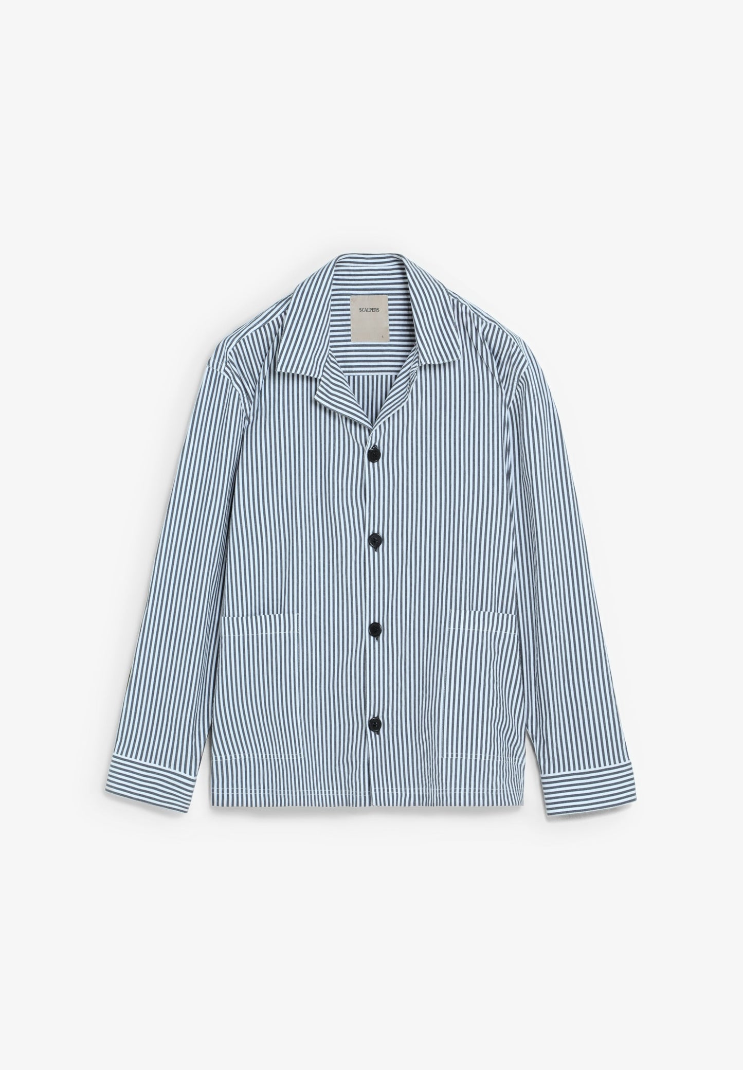 CAMISA COMPRIDA RISCAS TEXTURA