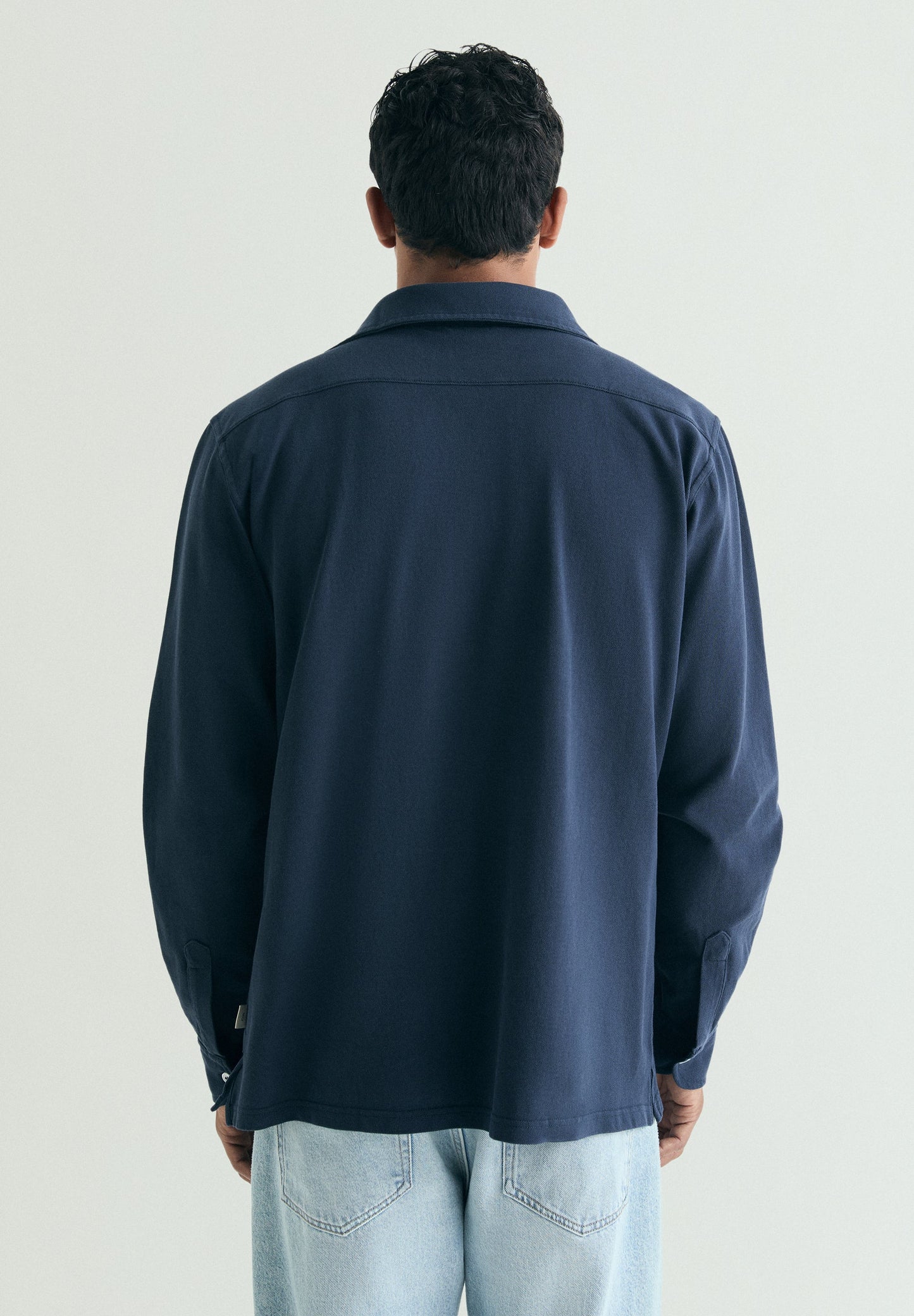 CAMISA POLO MANGA COMPRIDA ALGODÃO