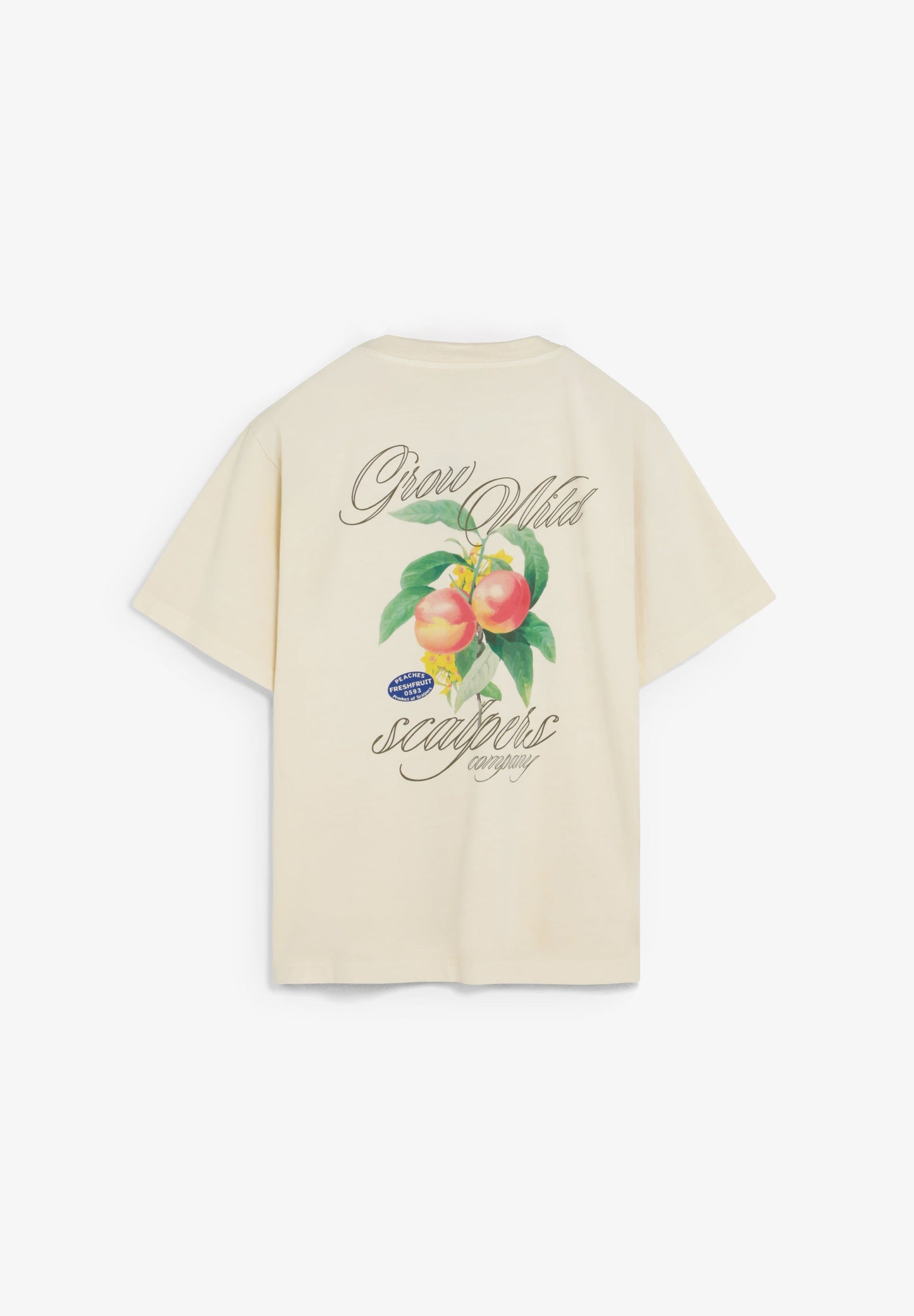 T-SHIRT COM PADRÃO ATRÁS