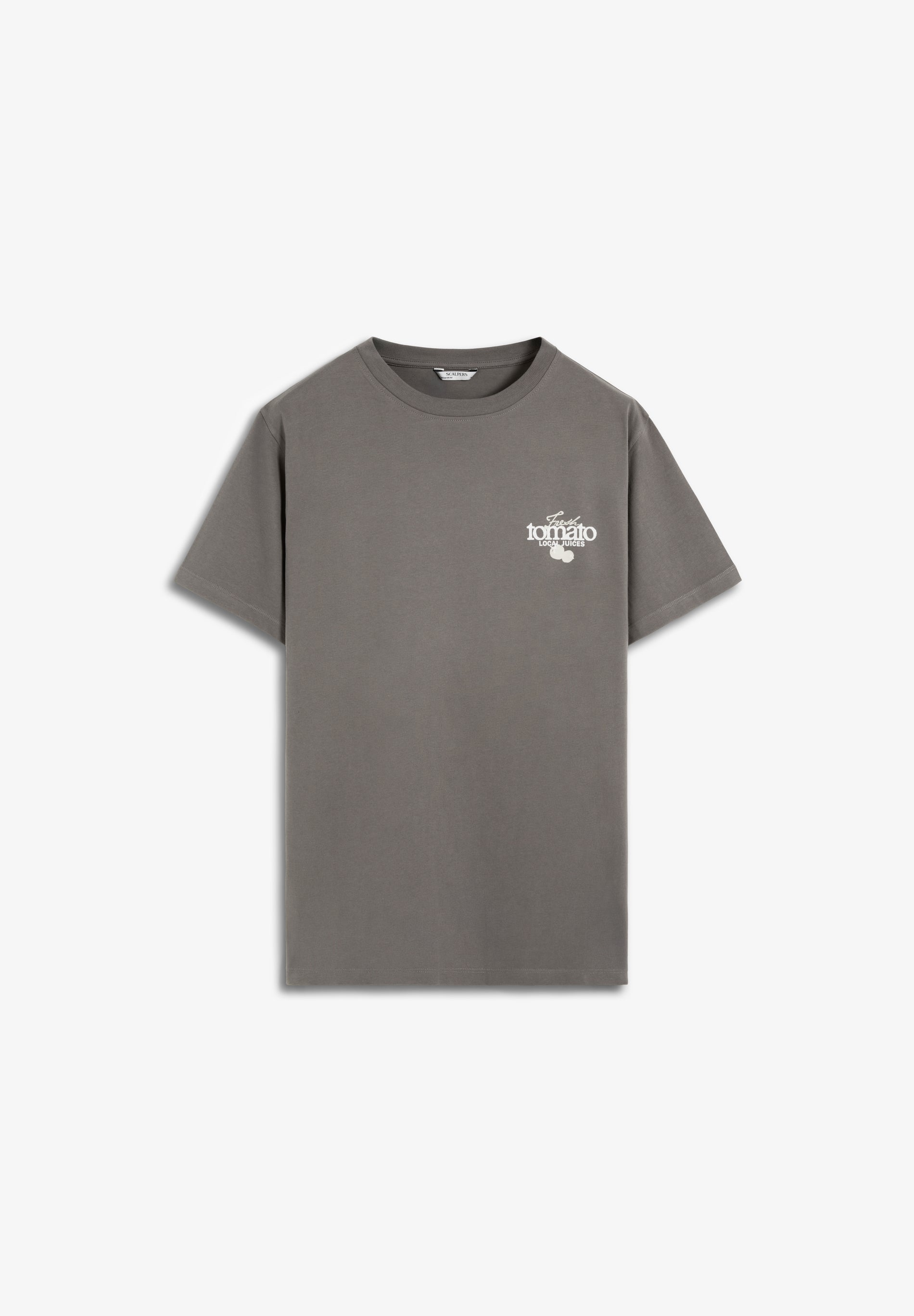 T-SHIRT COM PADRÃO EM CONTRASTE