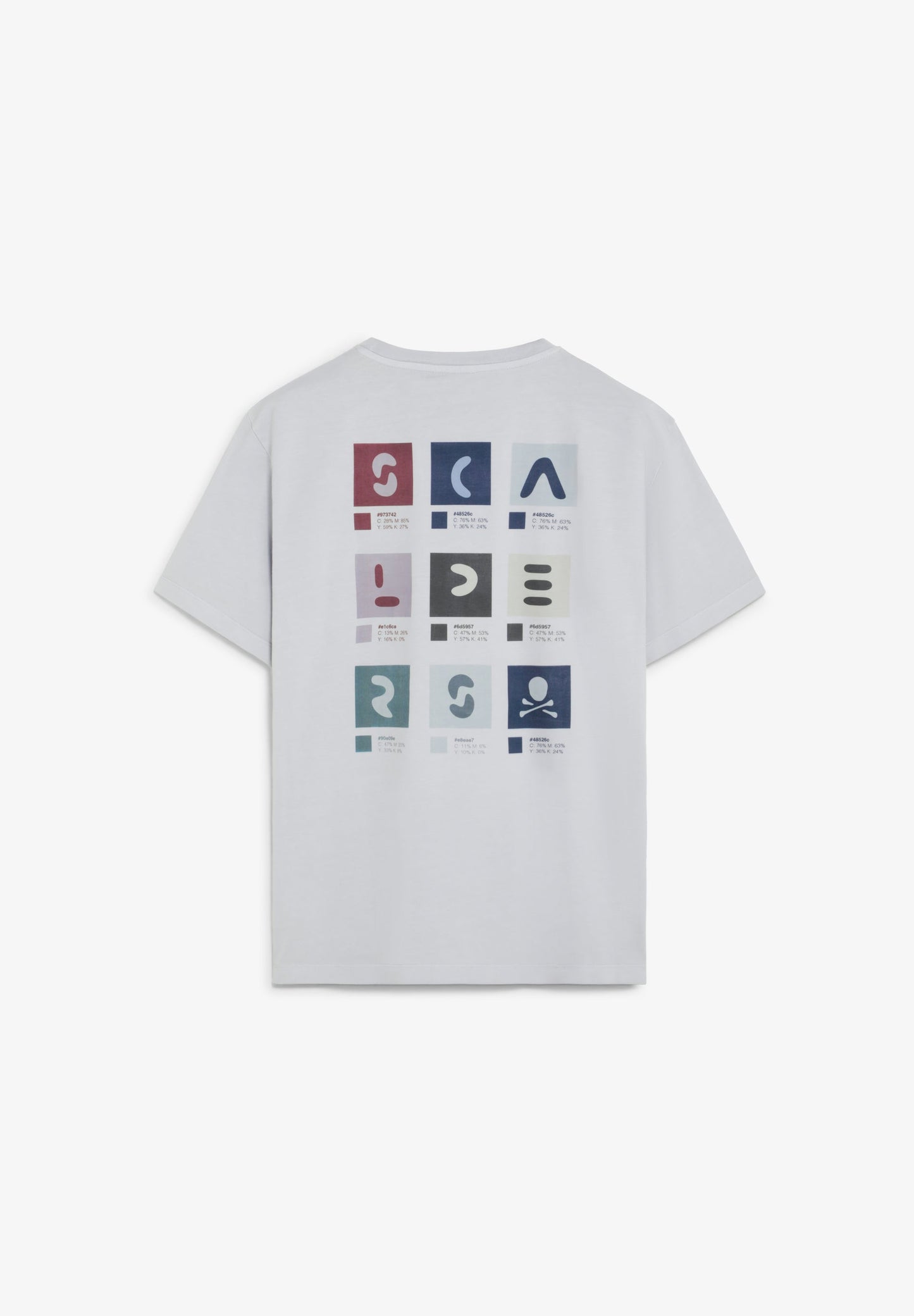 T-SHIRT COM PADRÃO COM EFEITO DESBOTADO