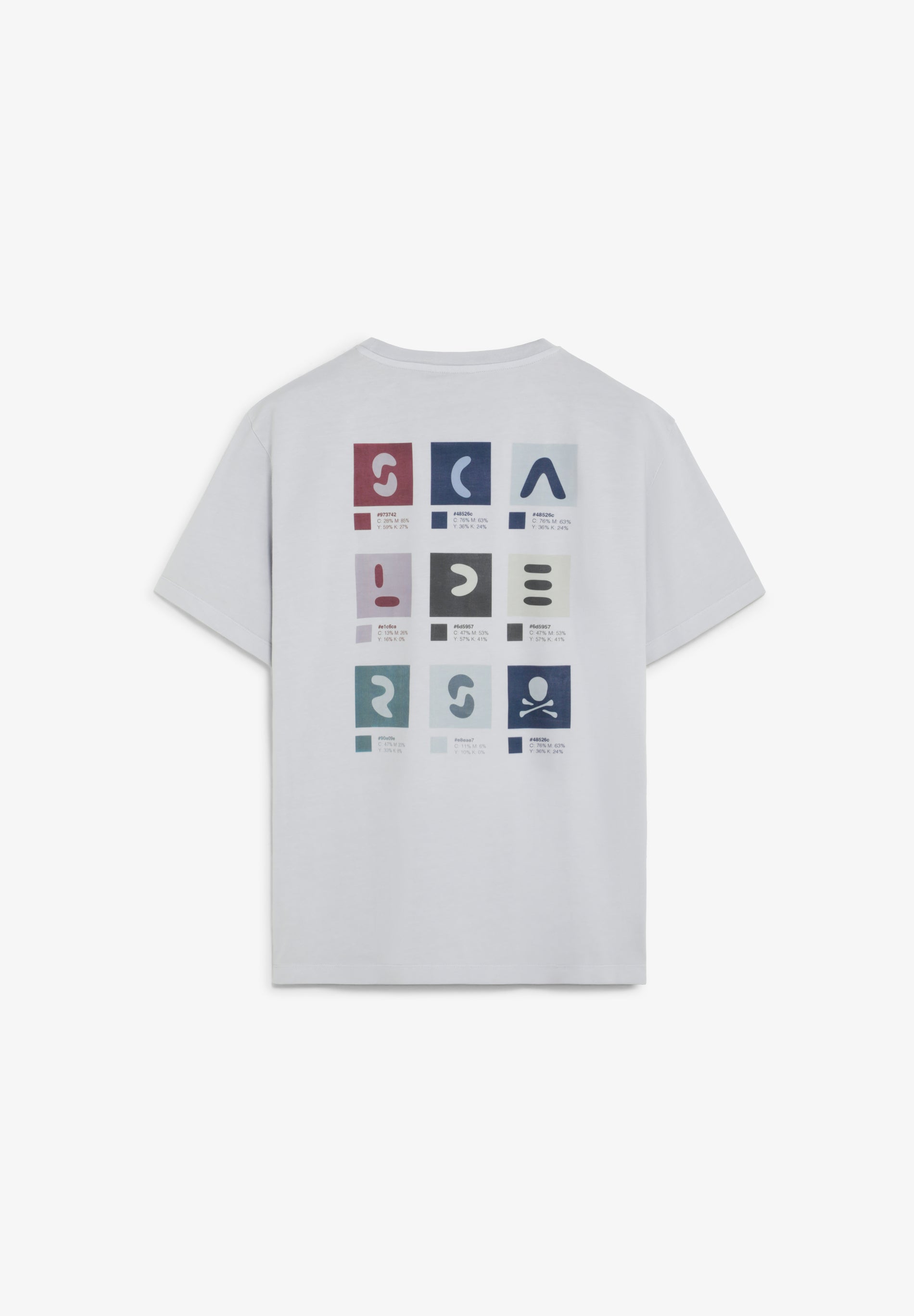 T-SHIRT COM PADRÃO COM EFEITO DESBOTADO