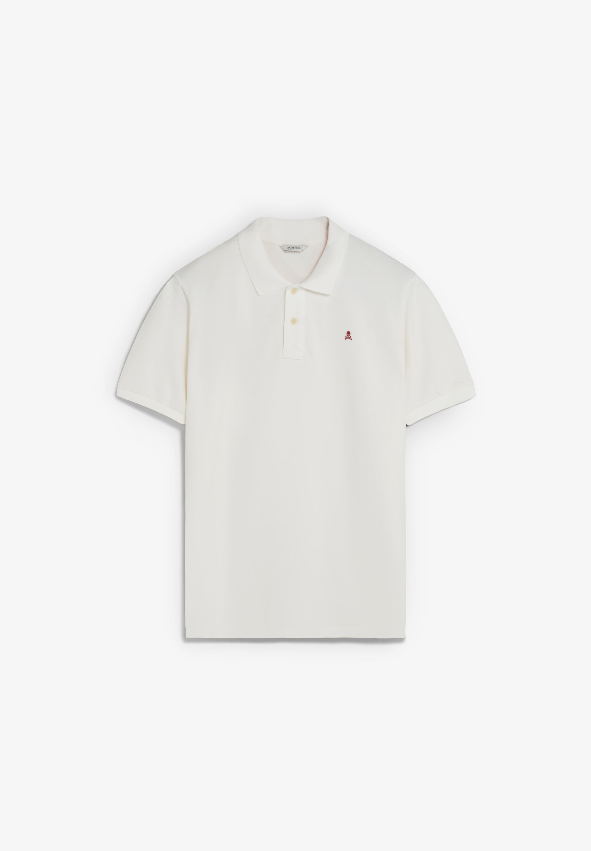 CAMISA POLO DE PIQUÉ BORDADO EM CONTRASTE