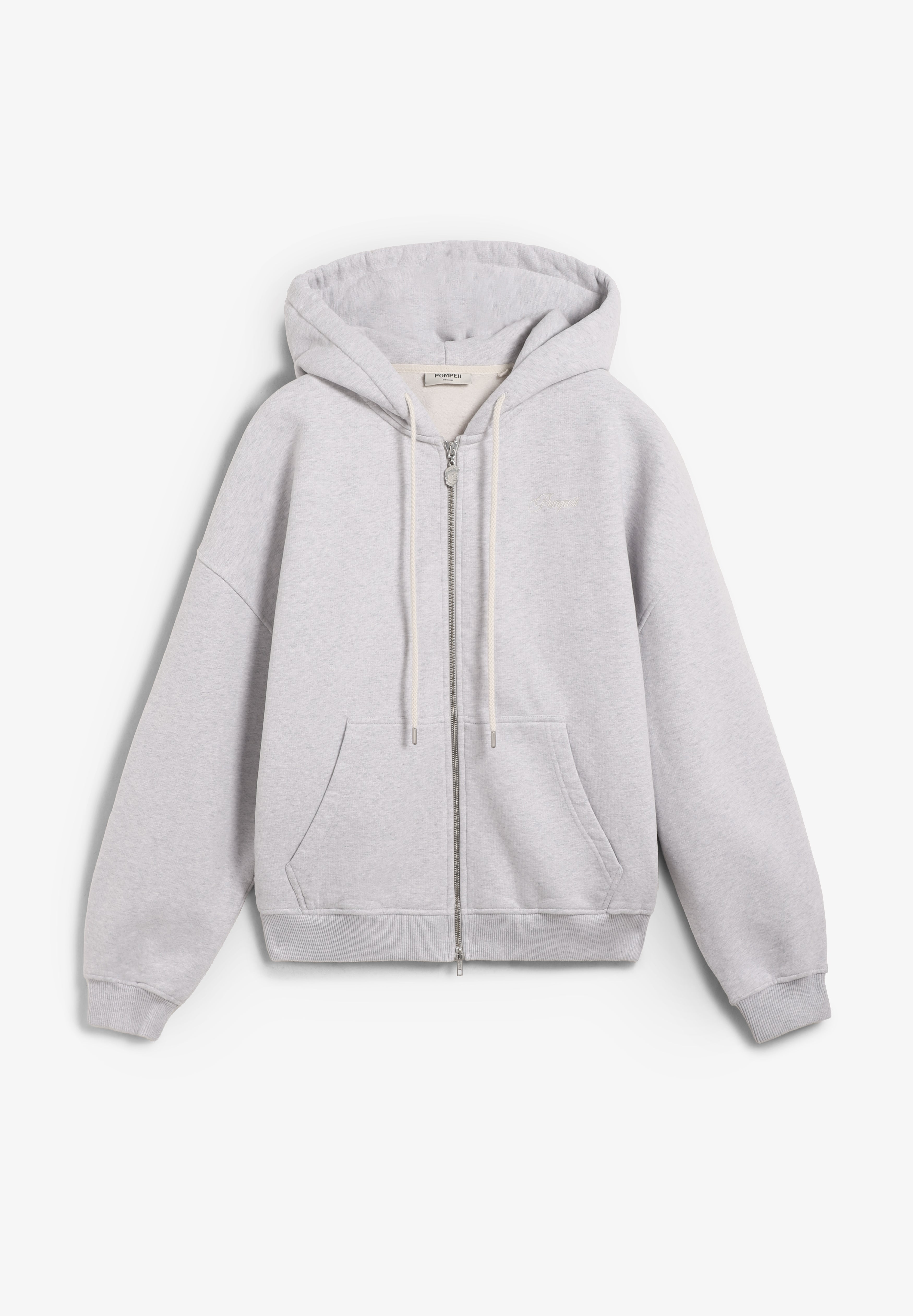 POMPEII BRAND | SWEATSHIRT GRIS FECHO DE CORRER