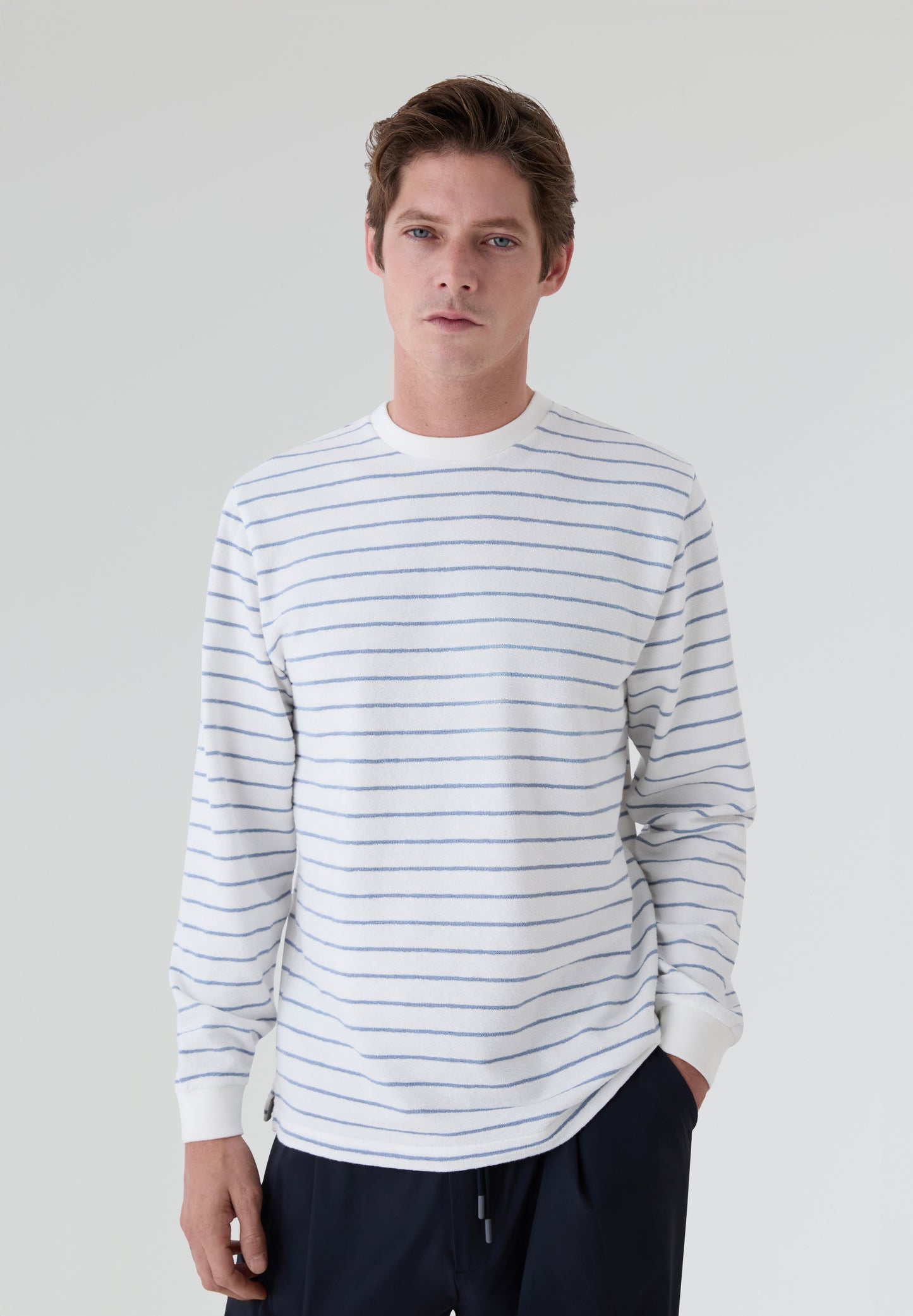 UNFEIGNED | T-SHIRT BÁSICA DE MANGA COMPRIDA TERRY