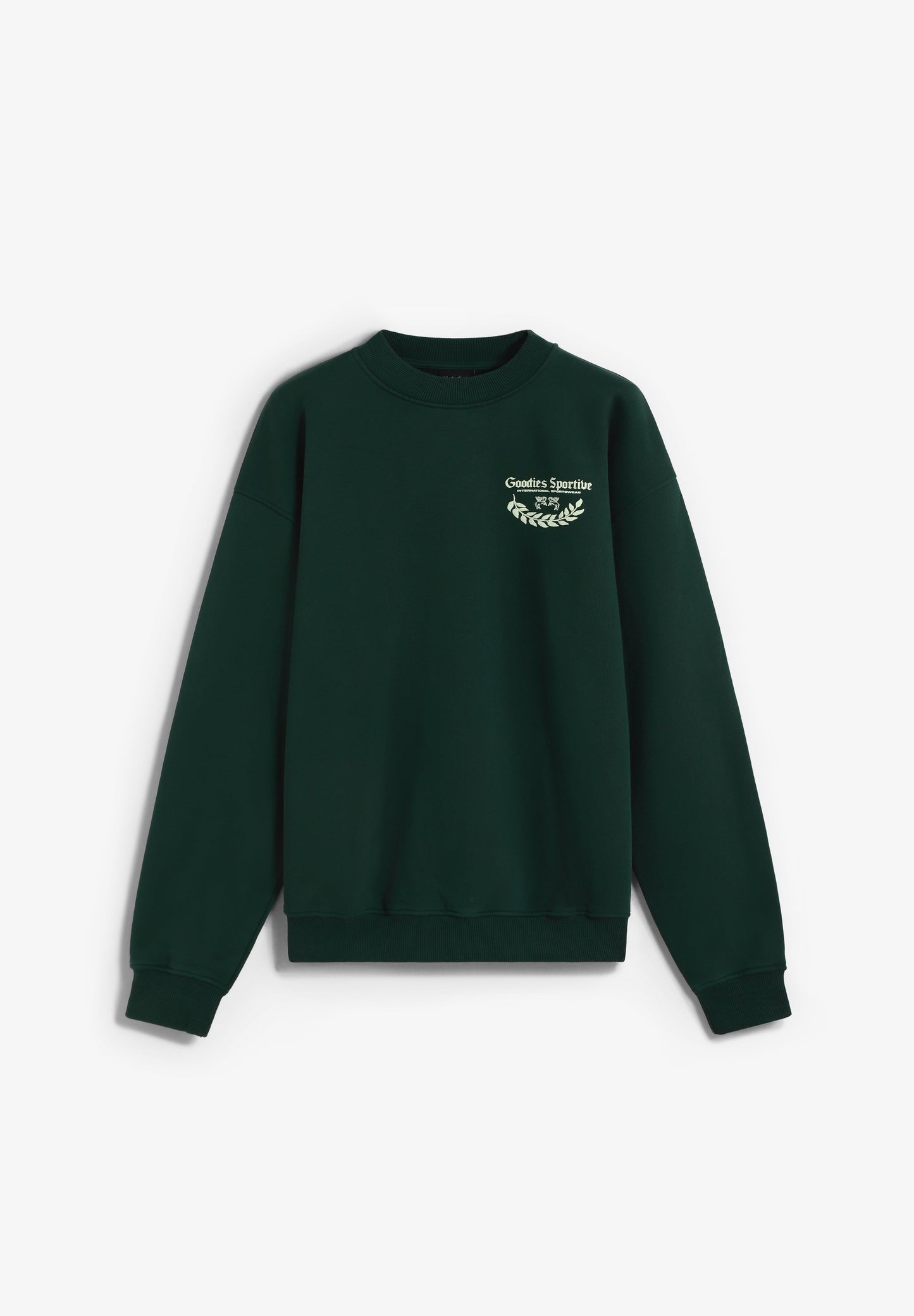 GOODIES SPORTIVE | CAESAR GREEN CREWNECK