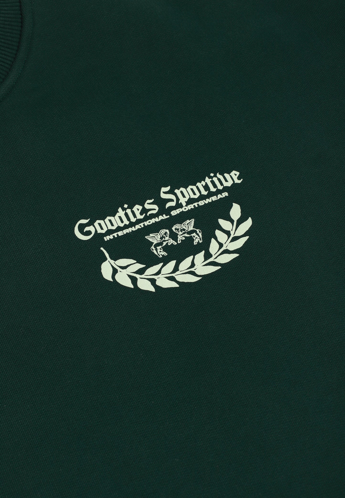 GOODIES SPORTIVE | CAESAR GREEN CREWNECK