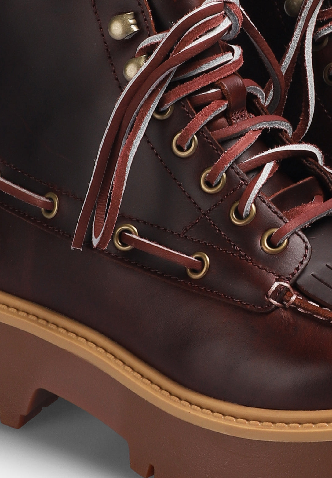 TIMBERLAND | STONE STREET MID LACE UP BOOT BURGUNDY FULL GRAIN