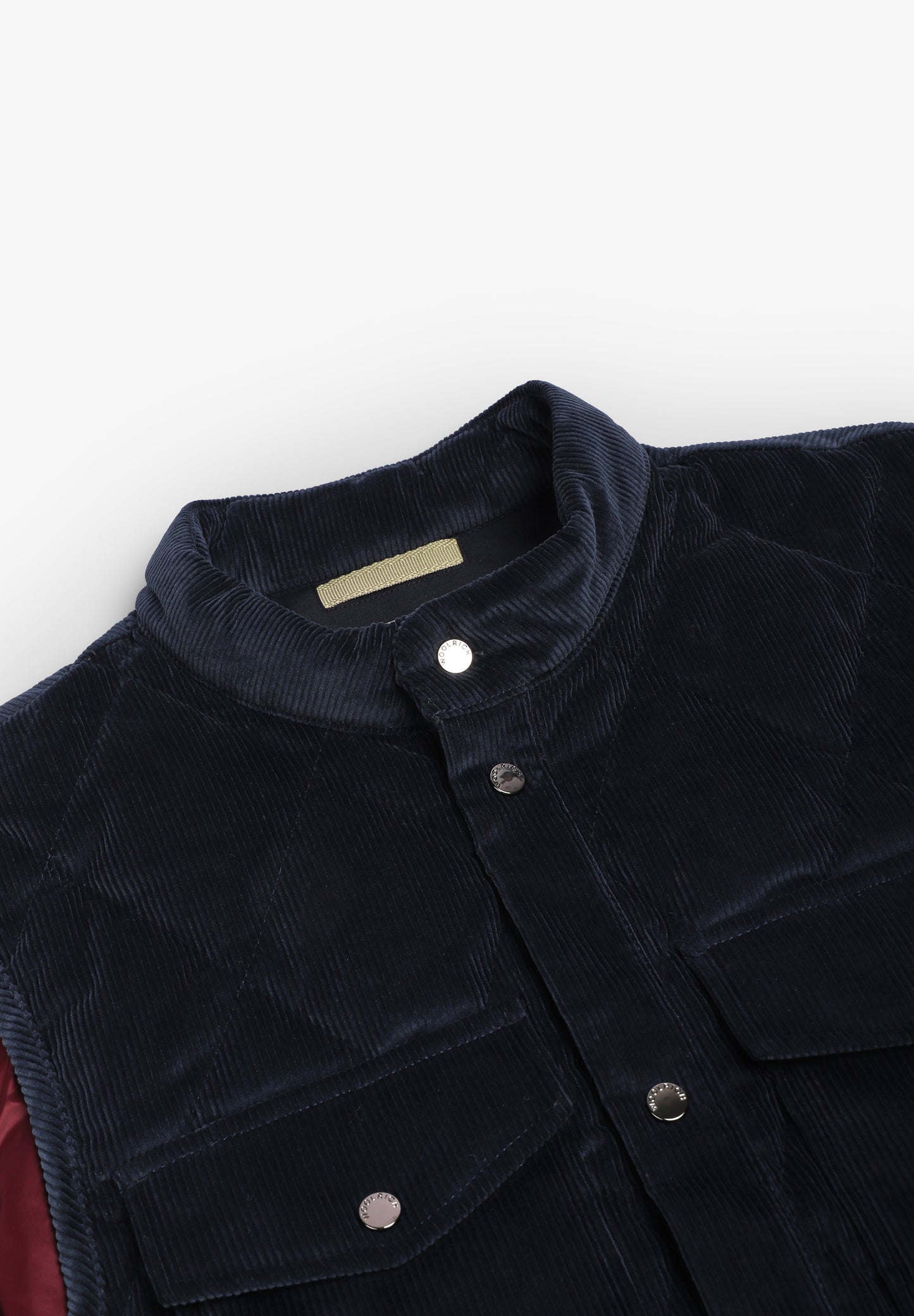 WOOLRICH | COLETE DE BOMBAZINA COM ACOLCHADO DE LOSANGOS
