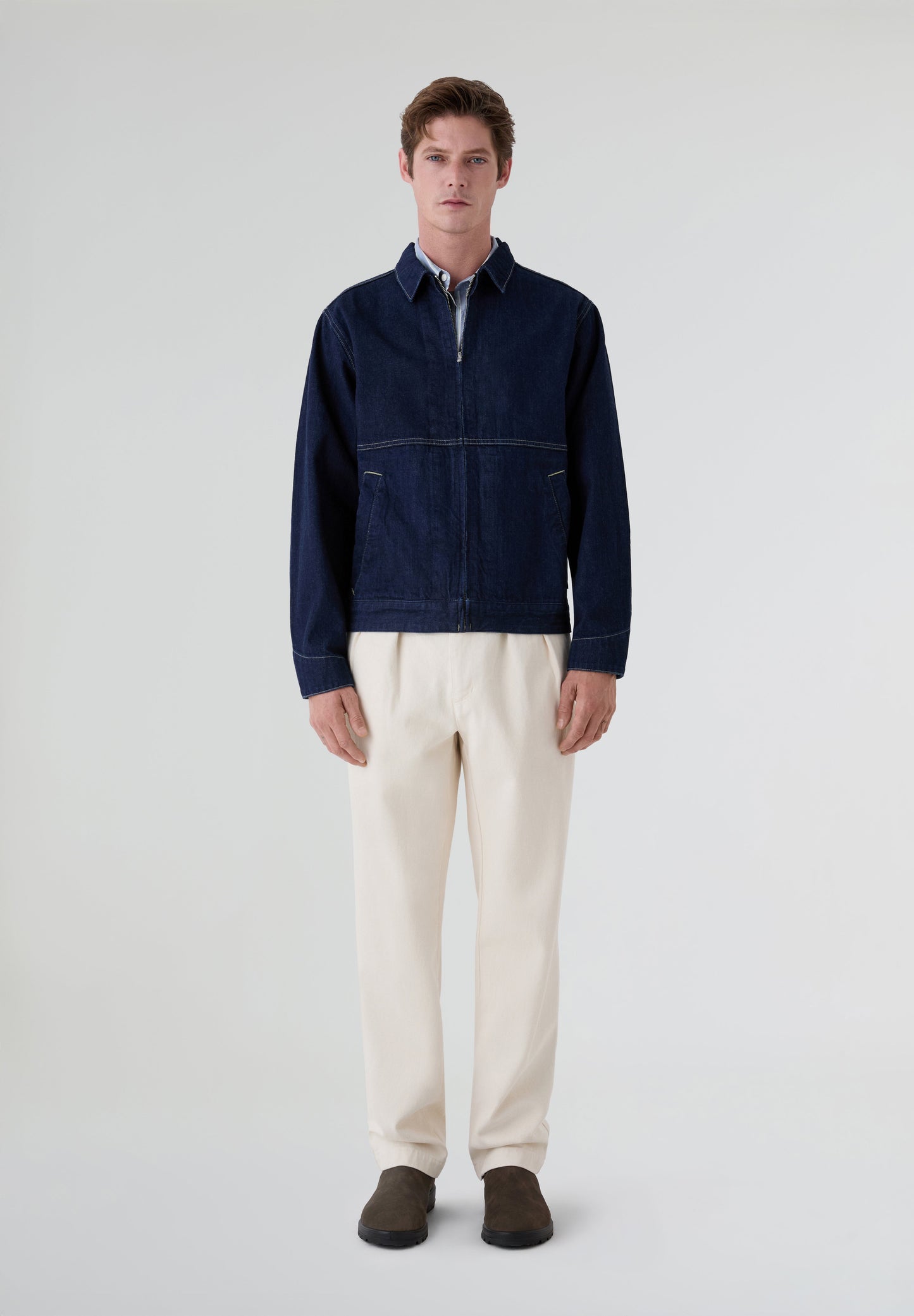 GRAMICCI | CARDIGAN JEANS JAPANESE SLUB