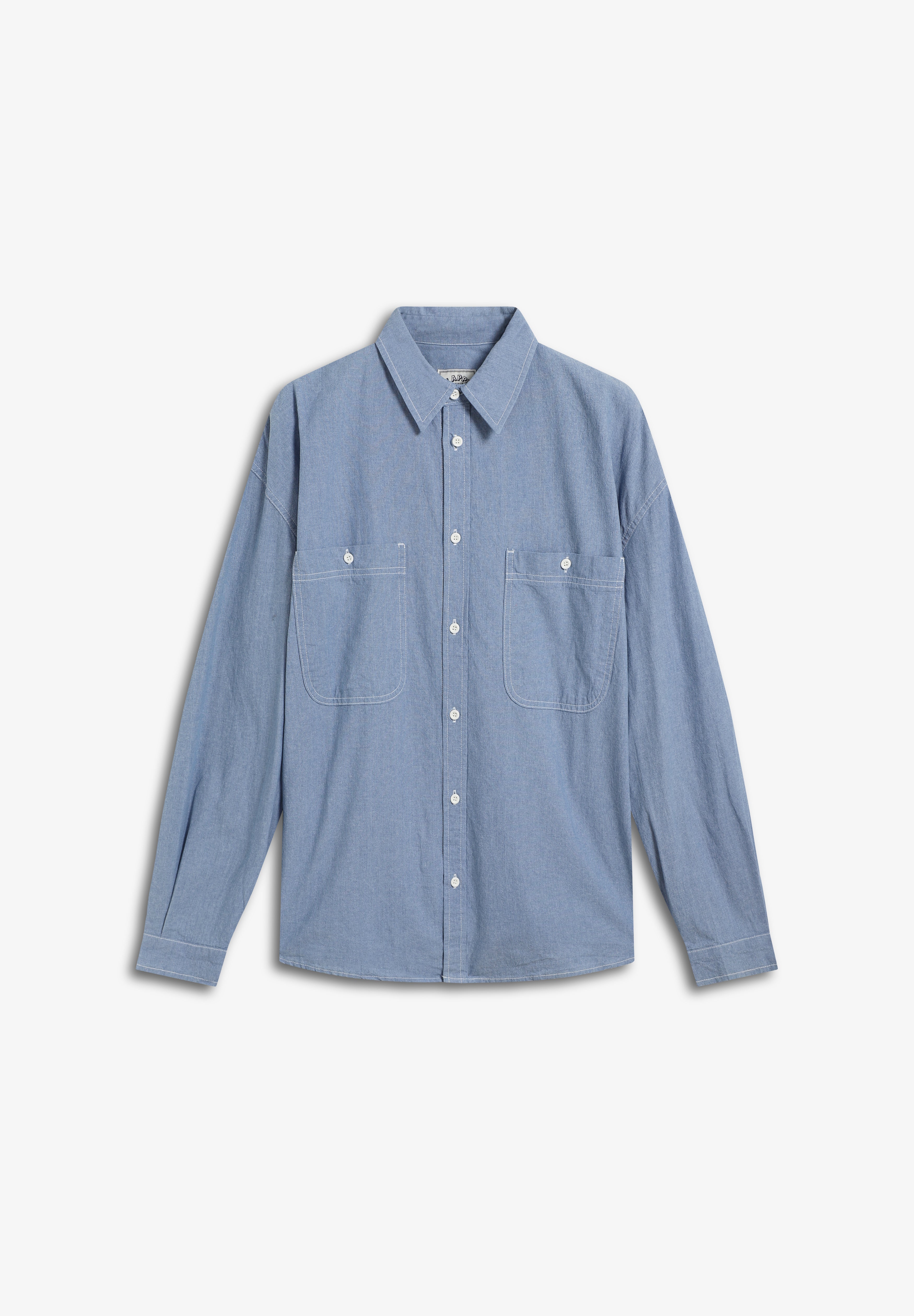KAPPY | 2 POCKET DENIM SHIRT