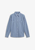 KAPPY | 2 POCKET DENIM SHIRT