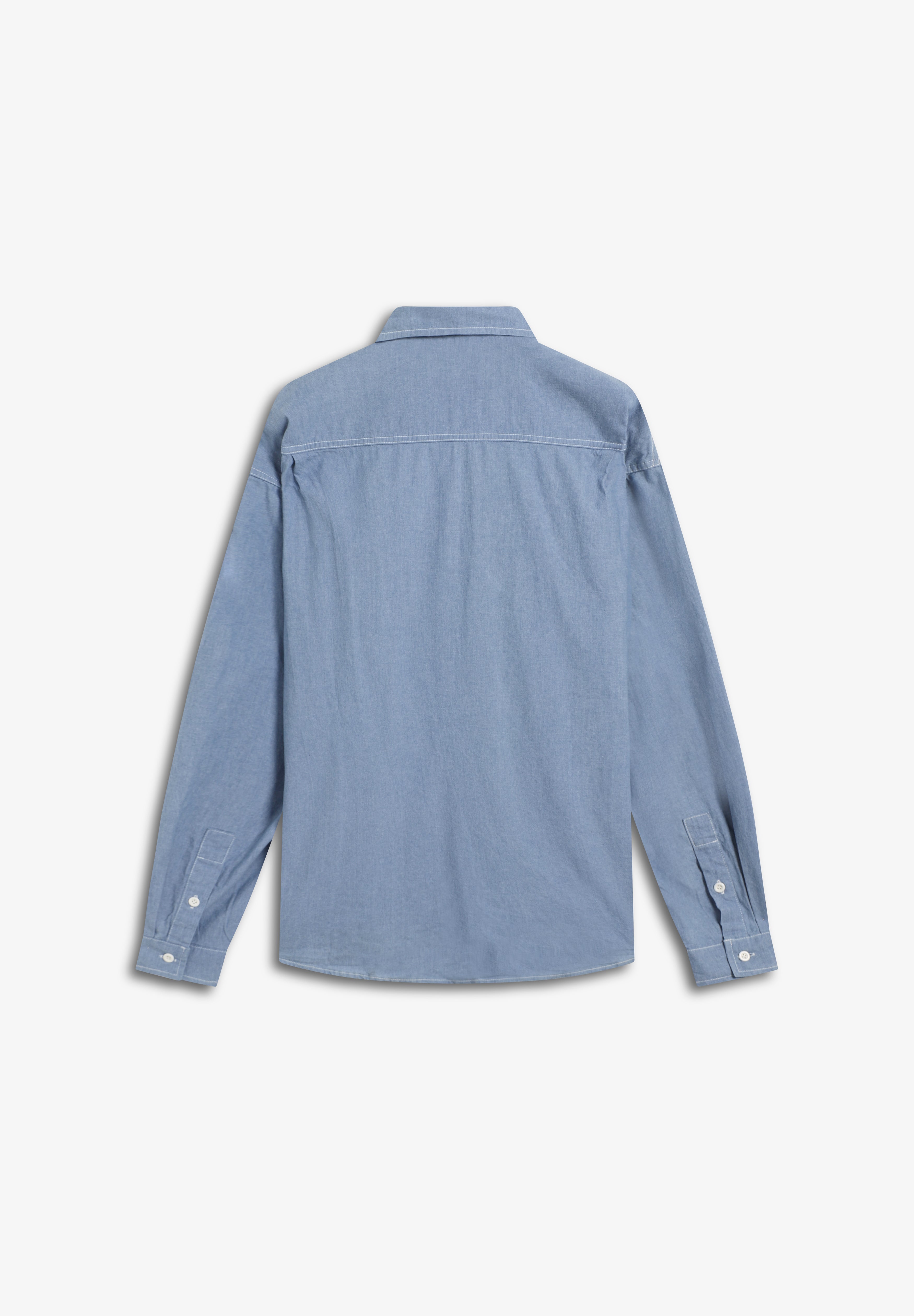 KAPPY | 2 POCKET DENIM SHIRT