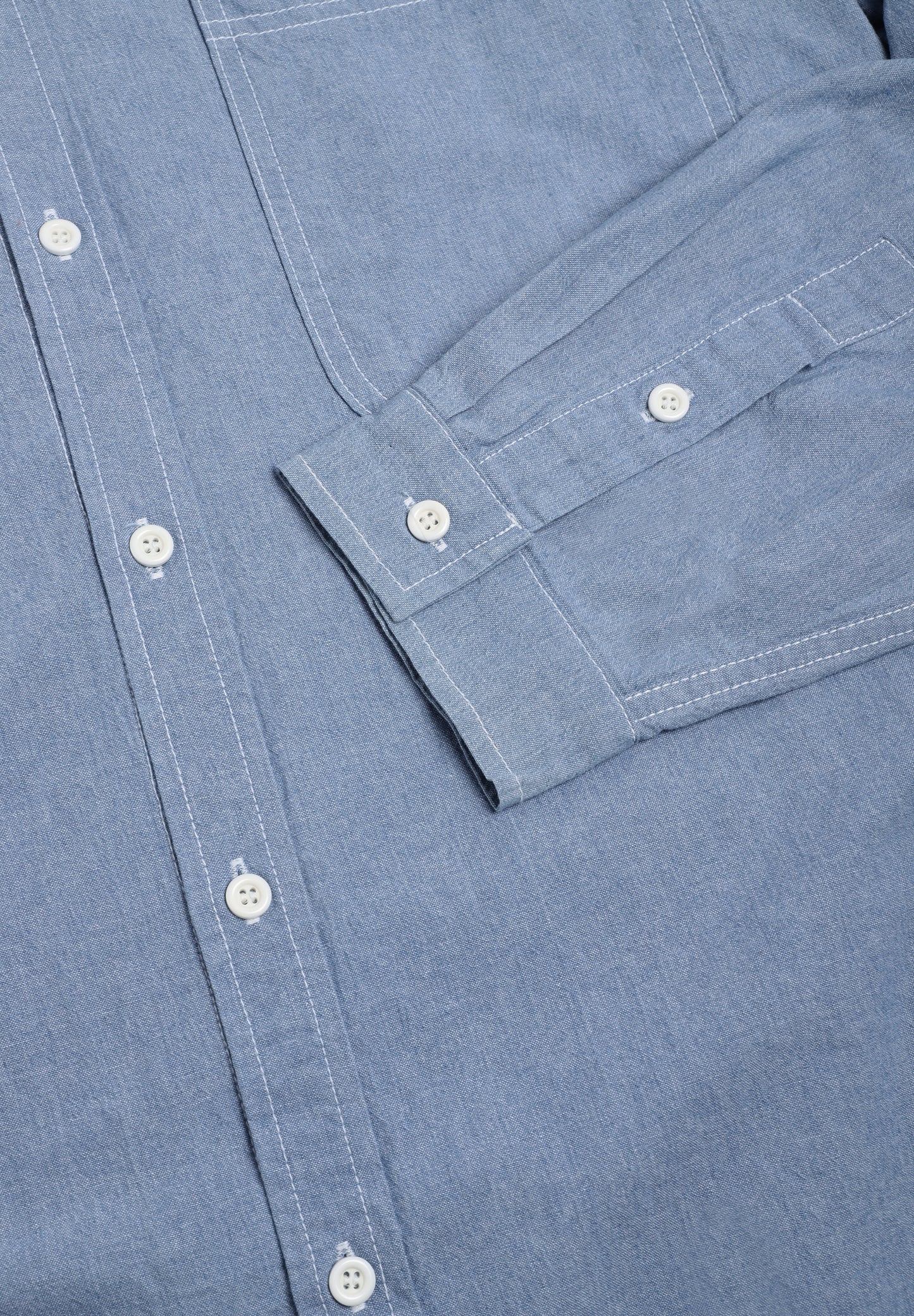 KAPPY | 2 POCKET DENIM SHIRT