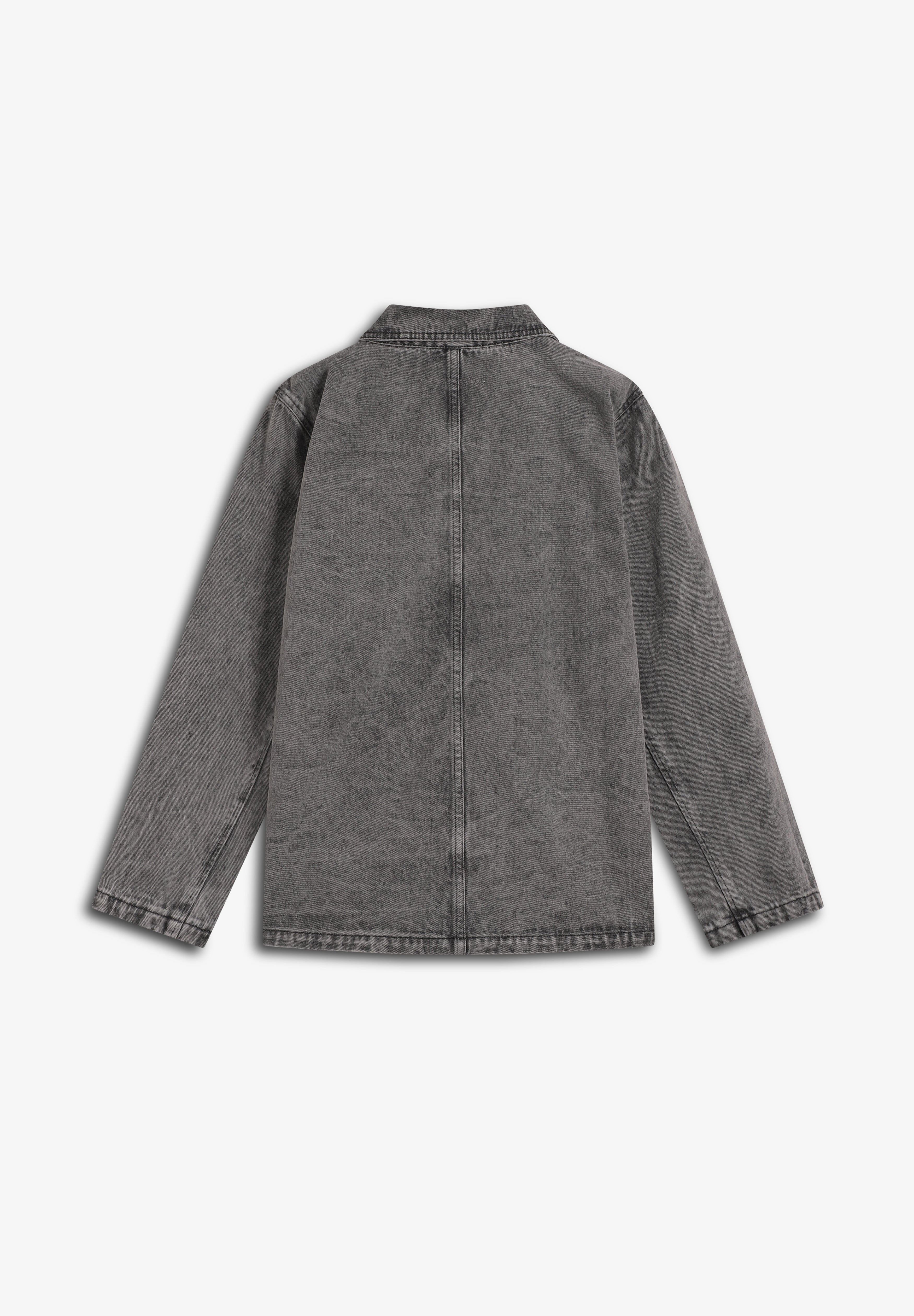 CAT | CAMISA COMPRIDA JEANS OVERSHIRT WITH ACID WASH