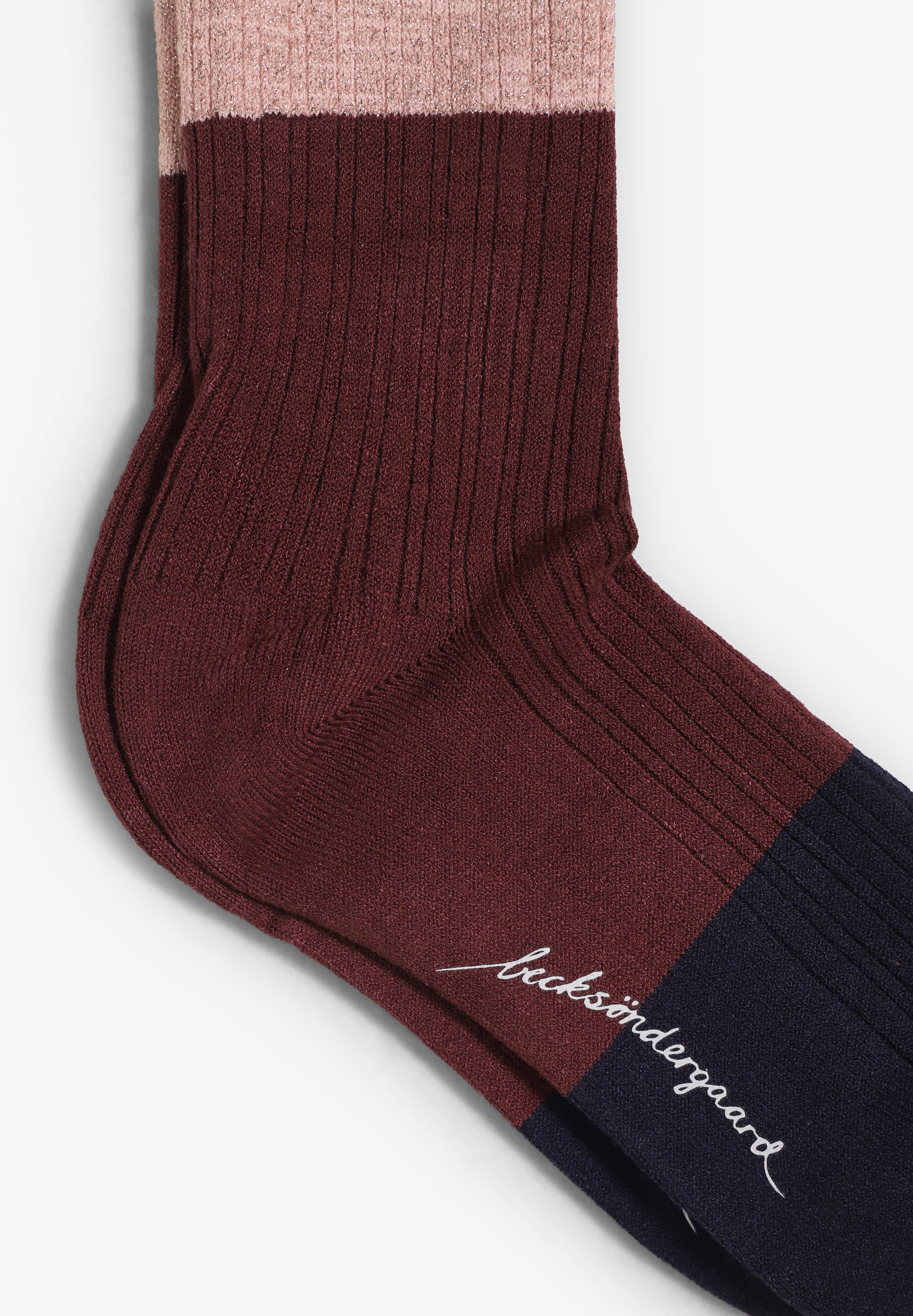 BECKSONDERGAARD | MEIAS COLOURBLOCK BAM