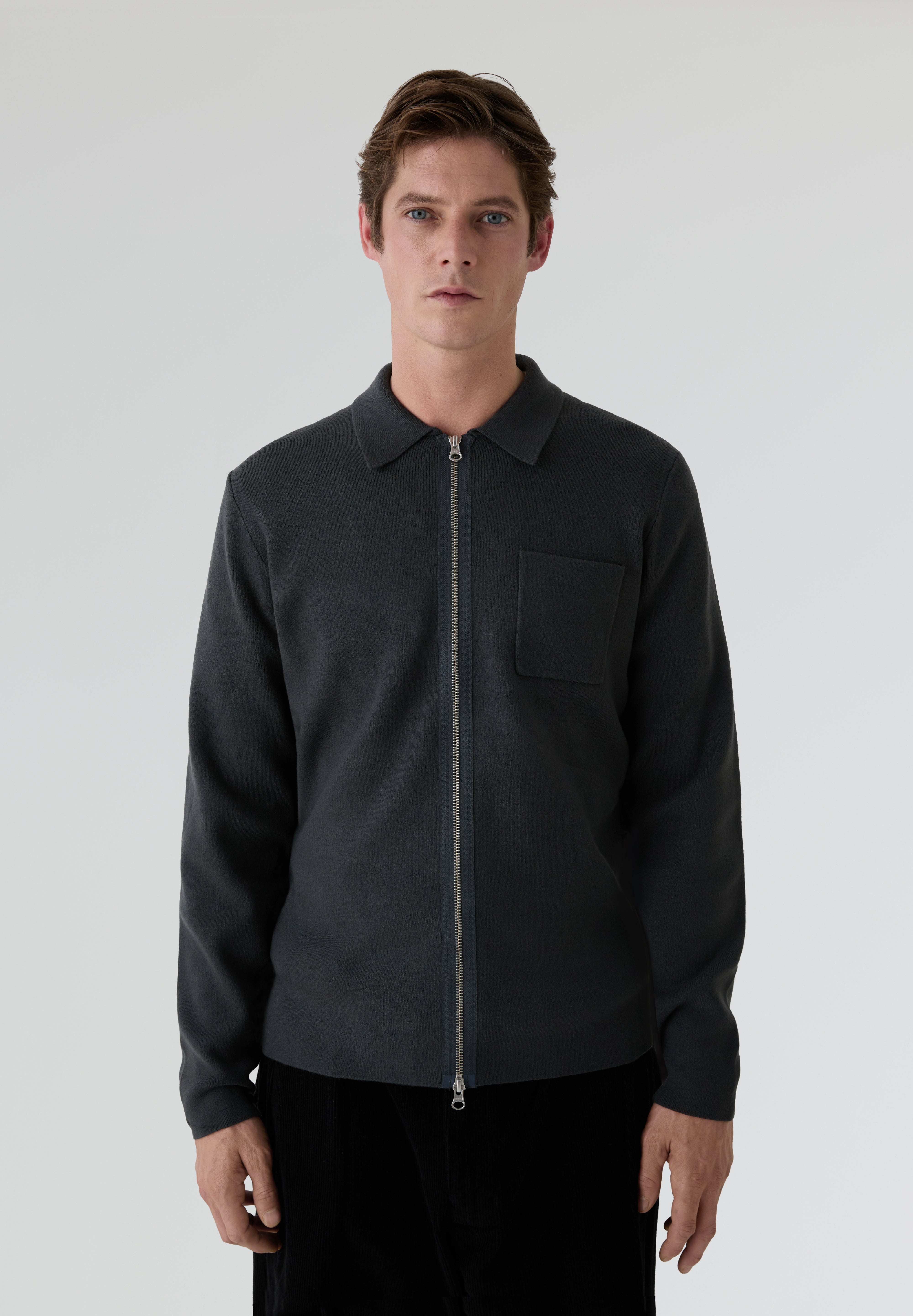 SAMSOE SAMSOE | CARDIGAN GUNA X ZIP 10490