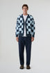 NWHR | CHECKERED BLUE CARDIGAN
