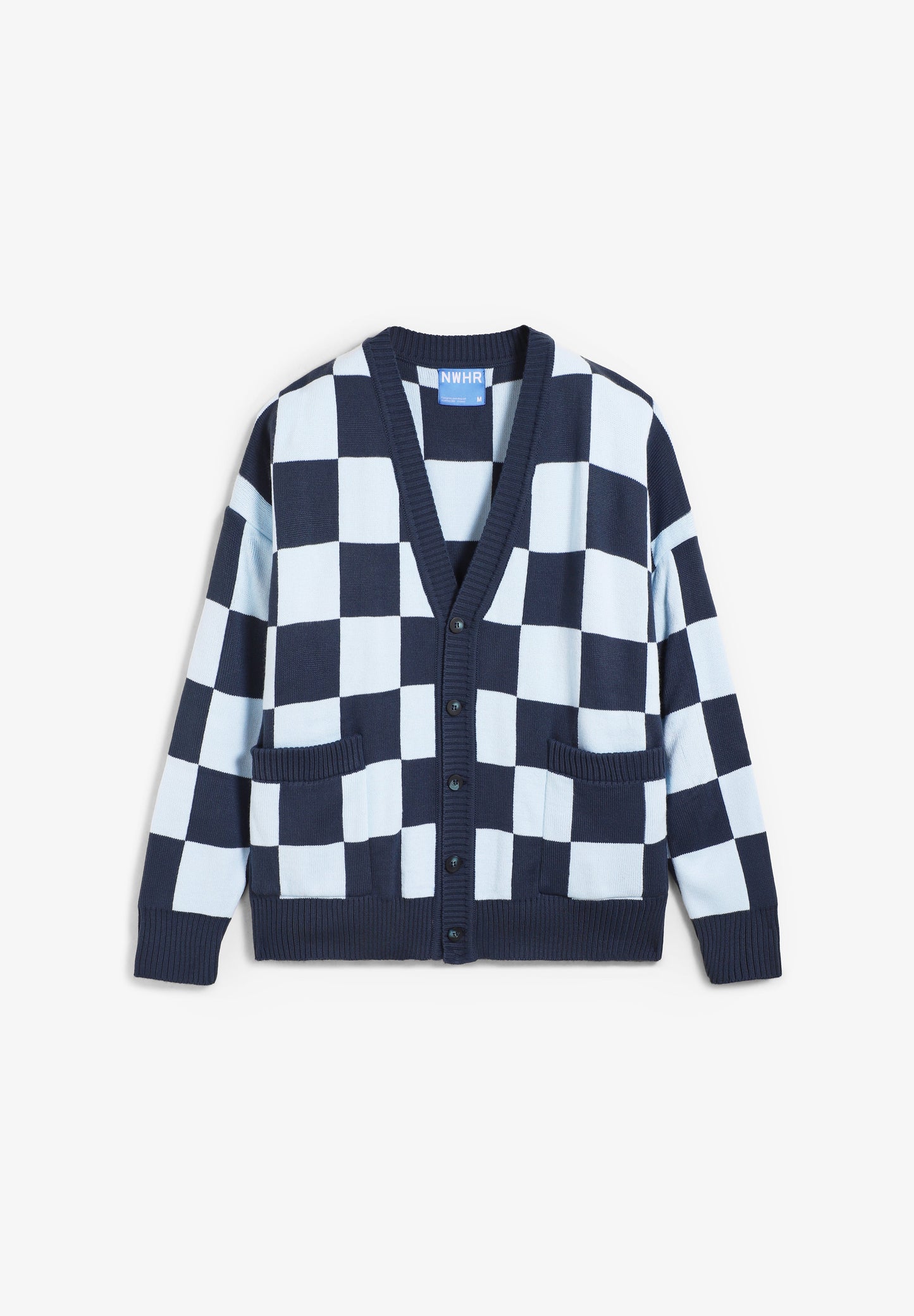 NWHR | CHECKERED BLUE CARDIGAN