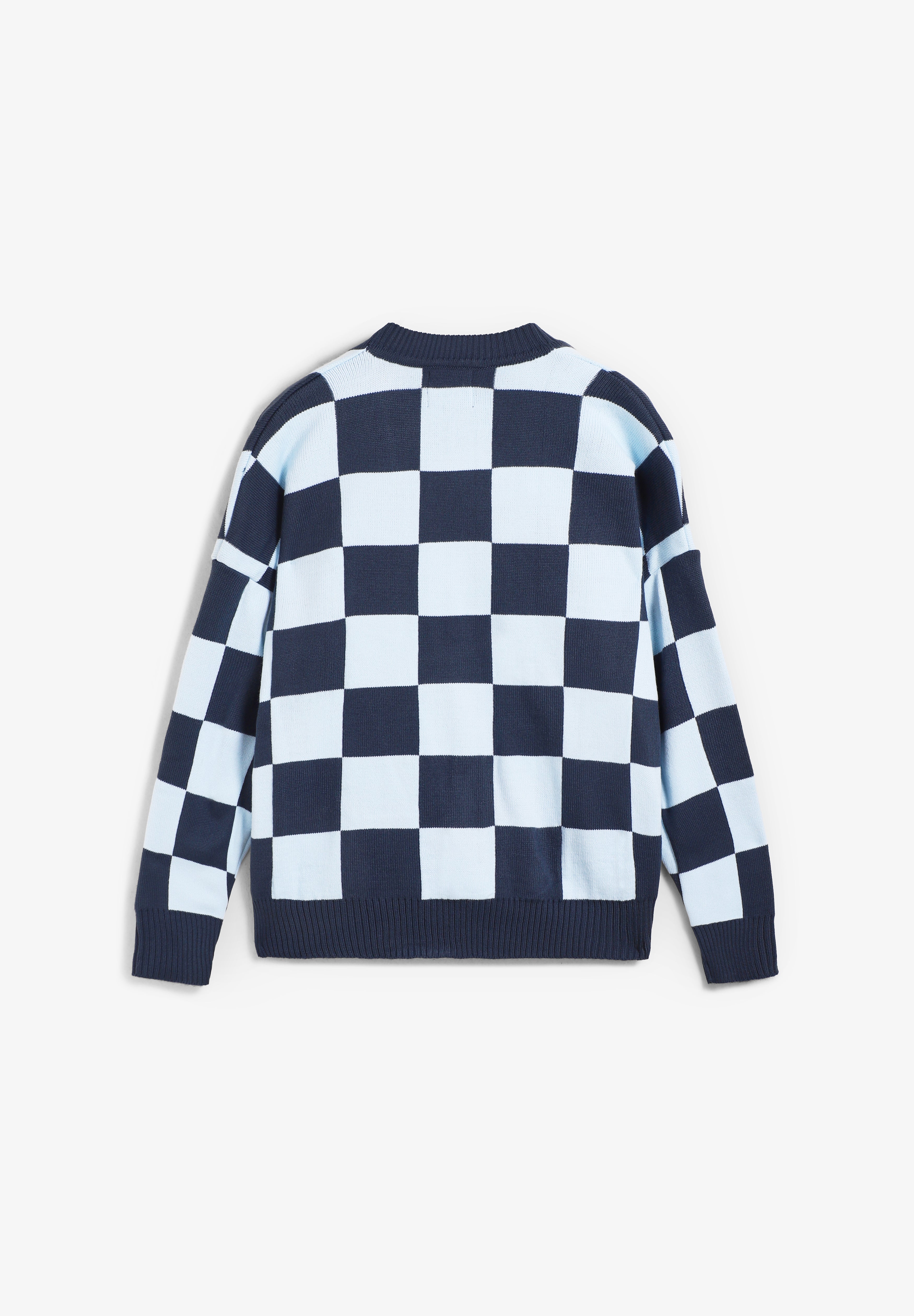 NWHR | CHECKERED BLUE CARDIGAN