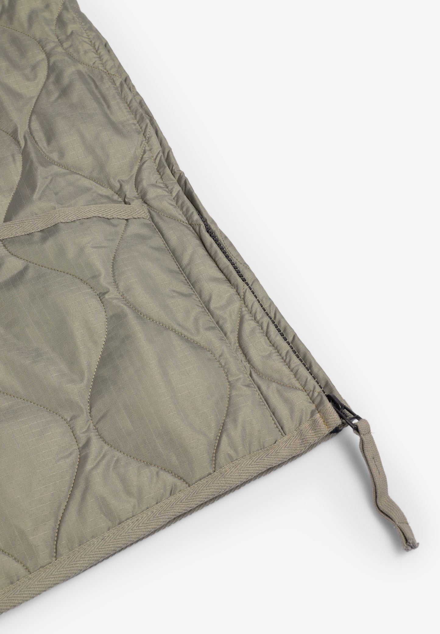 TAION | COLETE MILITAR GOLA EM V E ZIP UNISEXO