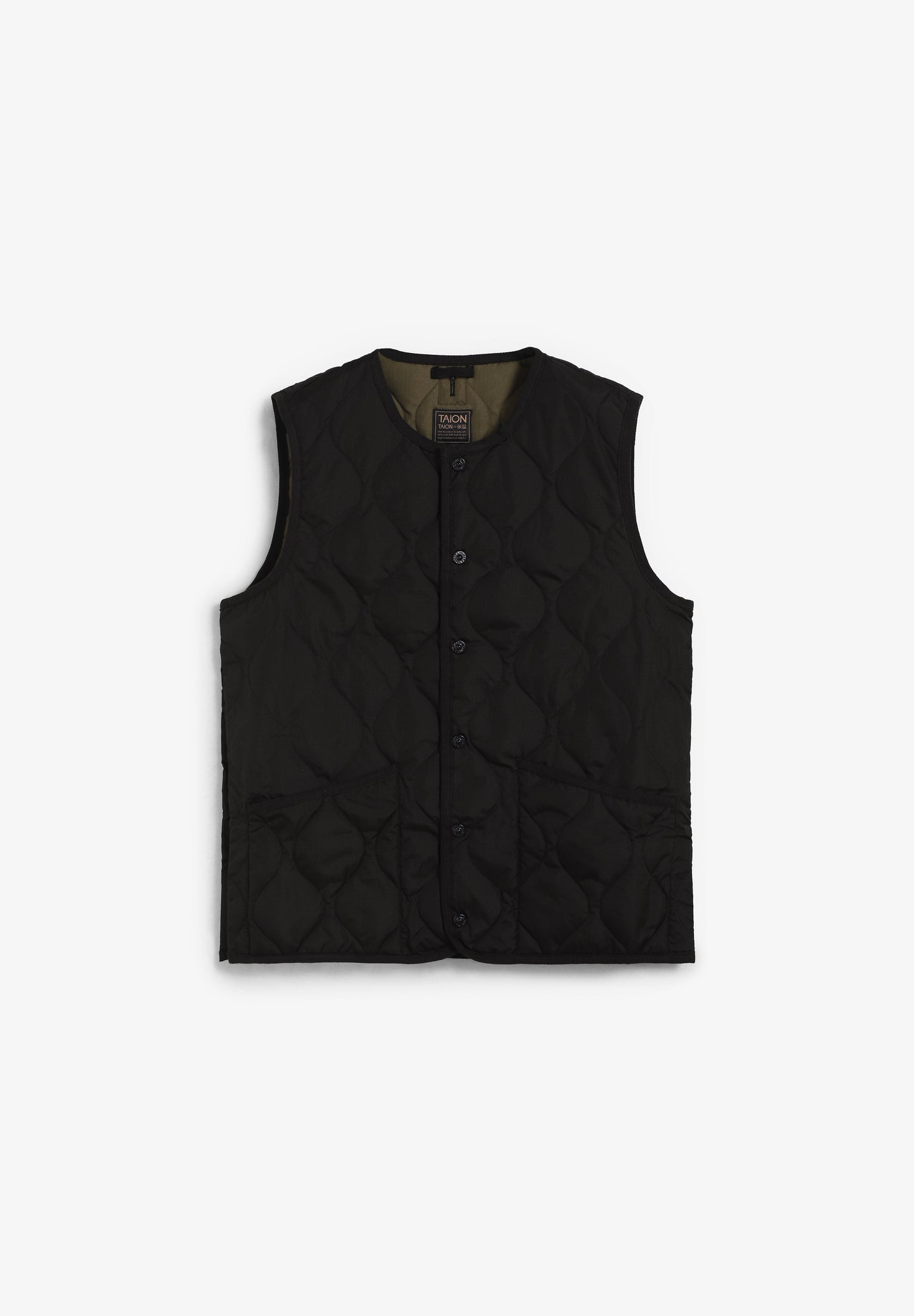 TAION | COLETE UNISEXO MILITARY BUTTON CREW NECK