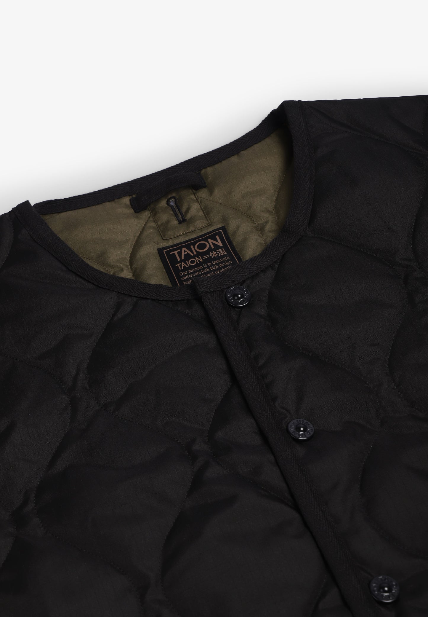TAION | COLETE UNISEXO MILITARY BUTTON CREW NECK