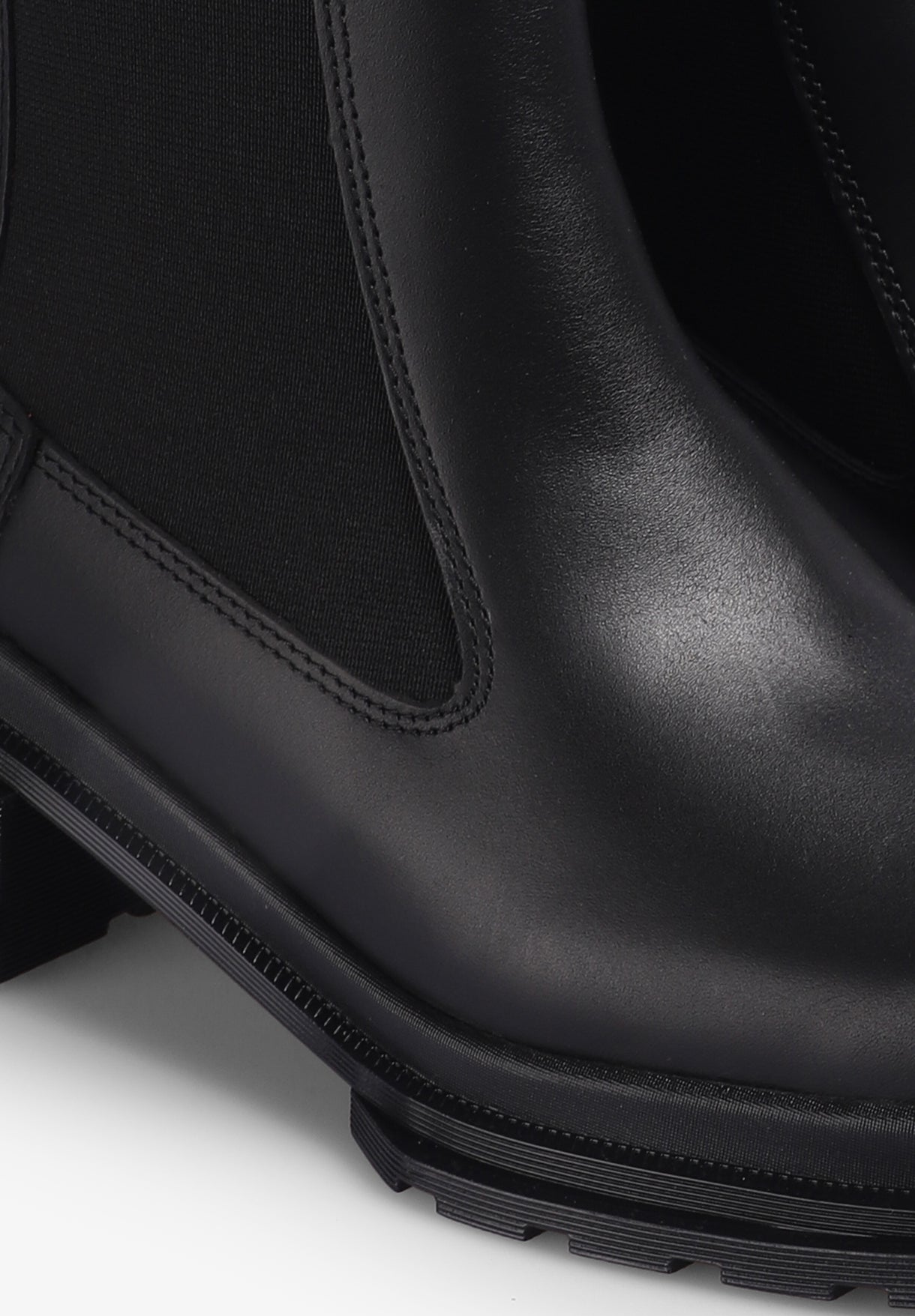 DR MARTENS | BOTAS CHELSEA MAYBOLE DE PELE COM BIQUEIRA QUADRARA