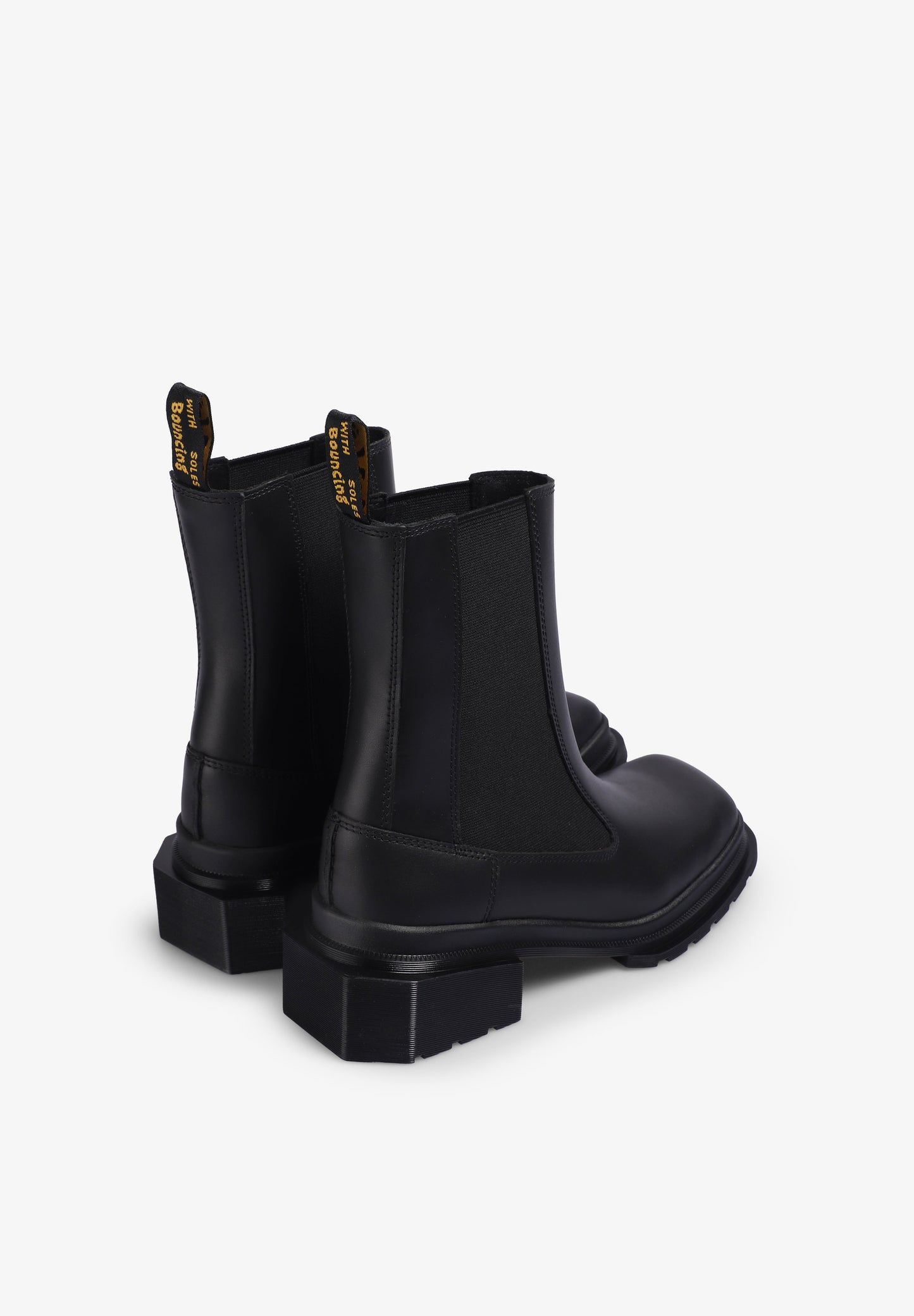 DR MARTENS | BOTAS CHELSEA MAYBOLE DE PELE COM BIQUEIRA QUADRARA