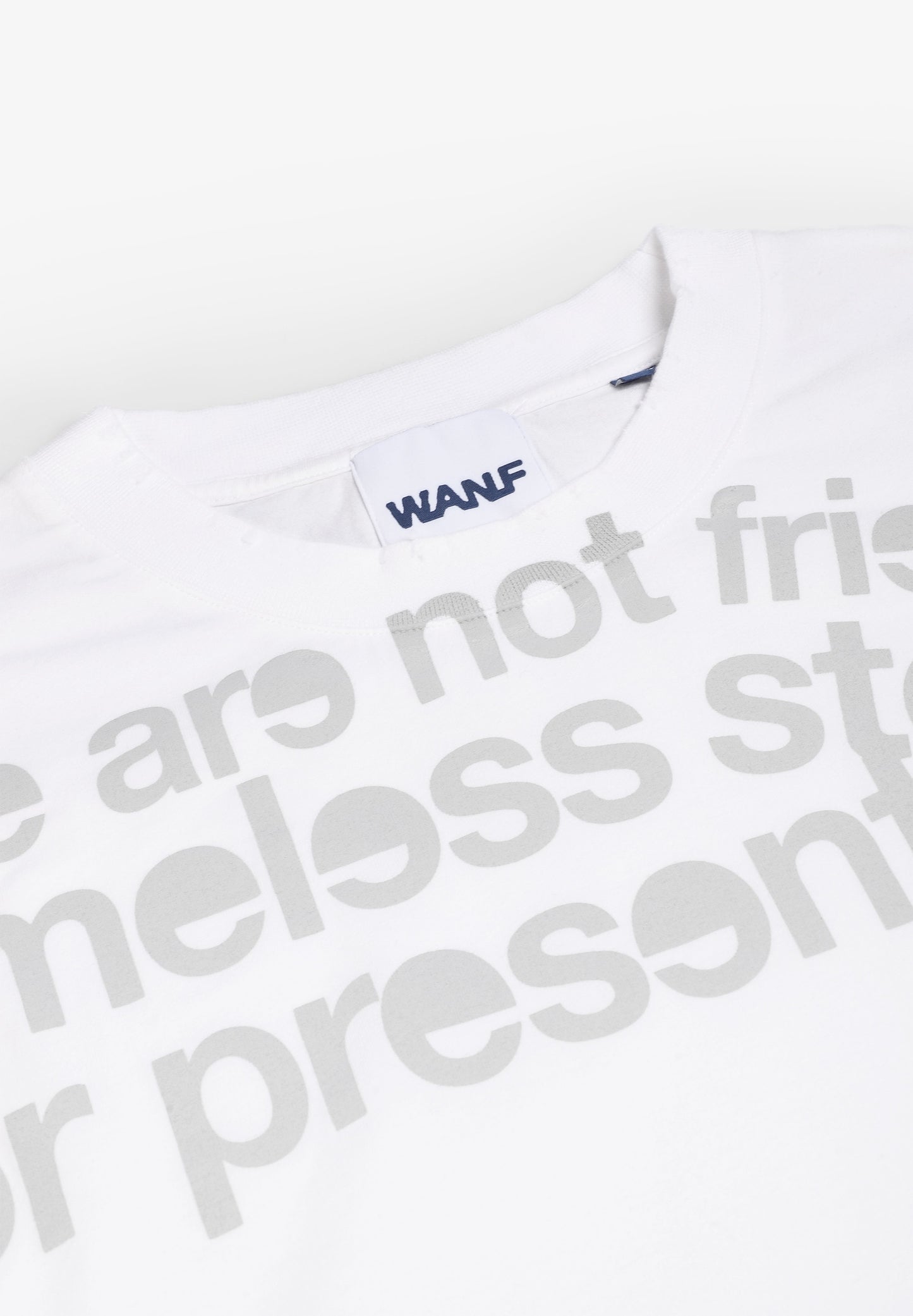 WE ARE NOT FRIENDS | T-SHIRT SENTENCES MANGA COMPRIDA