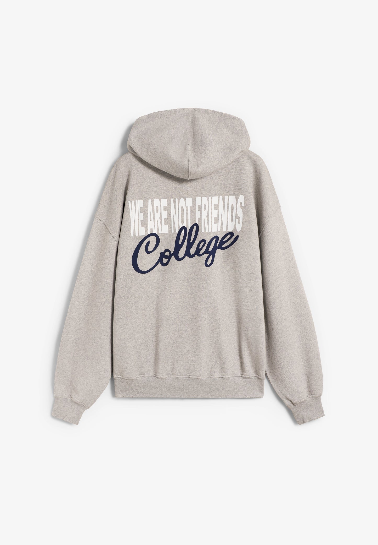 WE ARE NOT FRIENDS | SWEATSHIRT BOXY COLLEGE