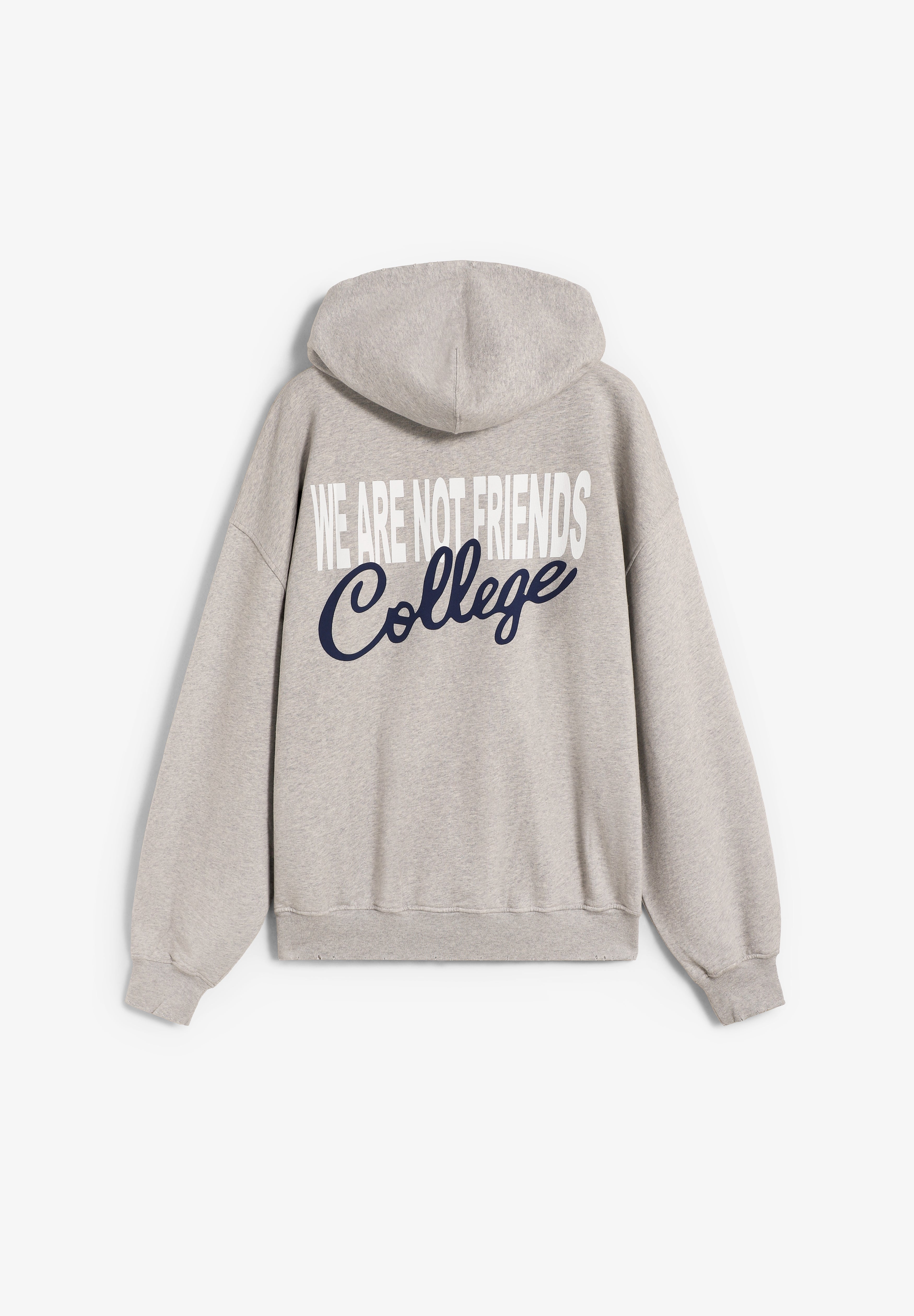 WE ARE NOT FRIENDS | SWEATSHIRT BOXY COLLEGE