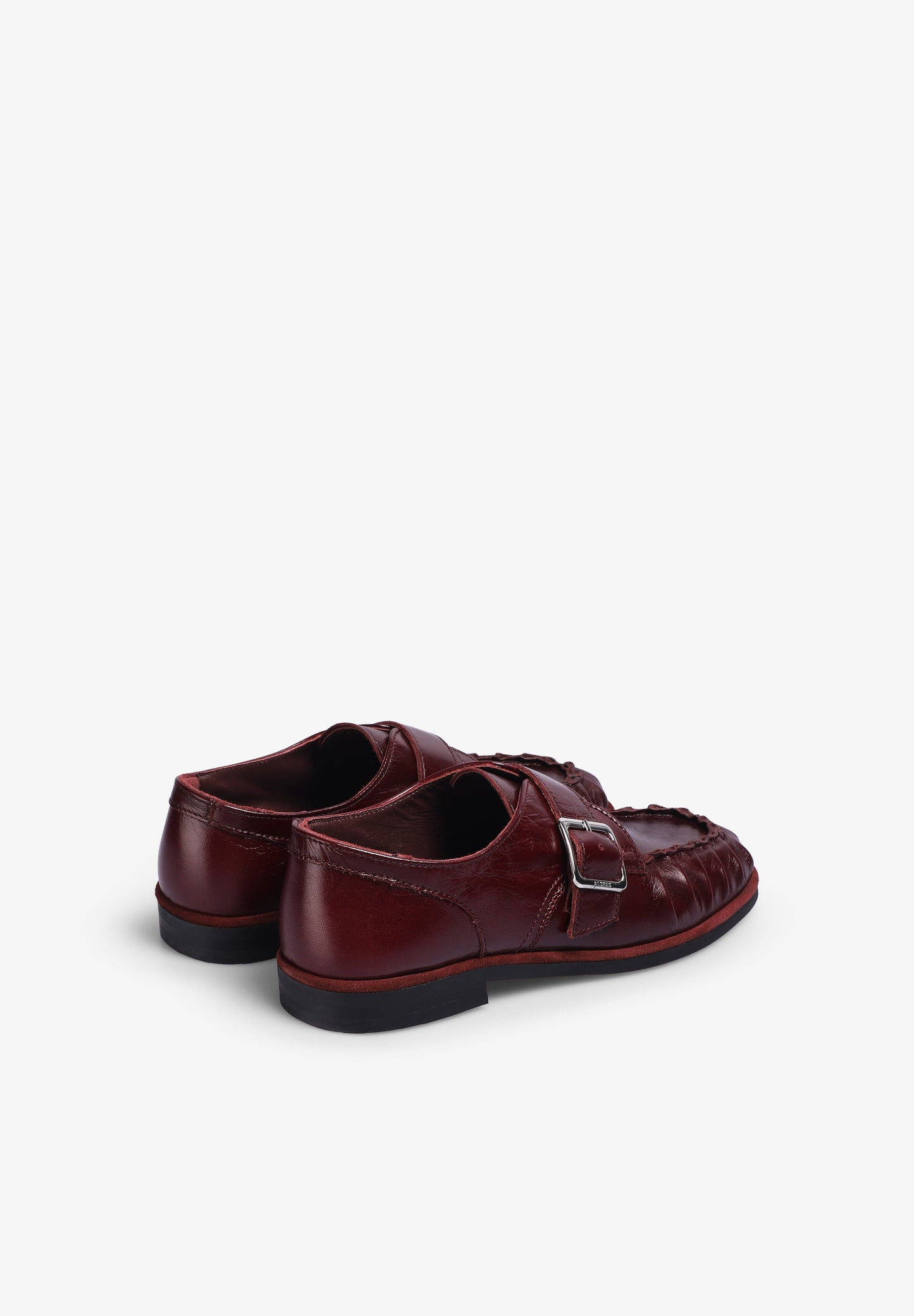 ALOHAS | BRANDY BURGUNDY LEATHER LOAFERS