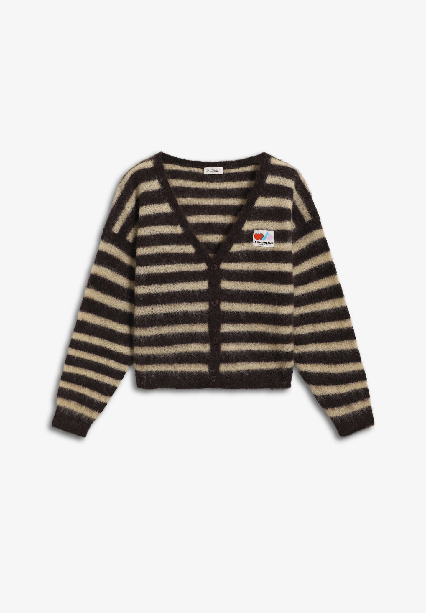 AMERICAN VINTAGE | CARDIGAN ML COL V BOUTONNE