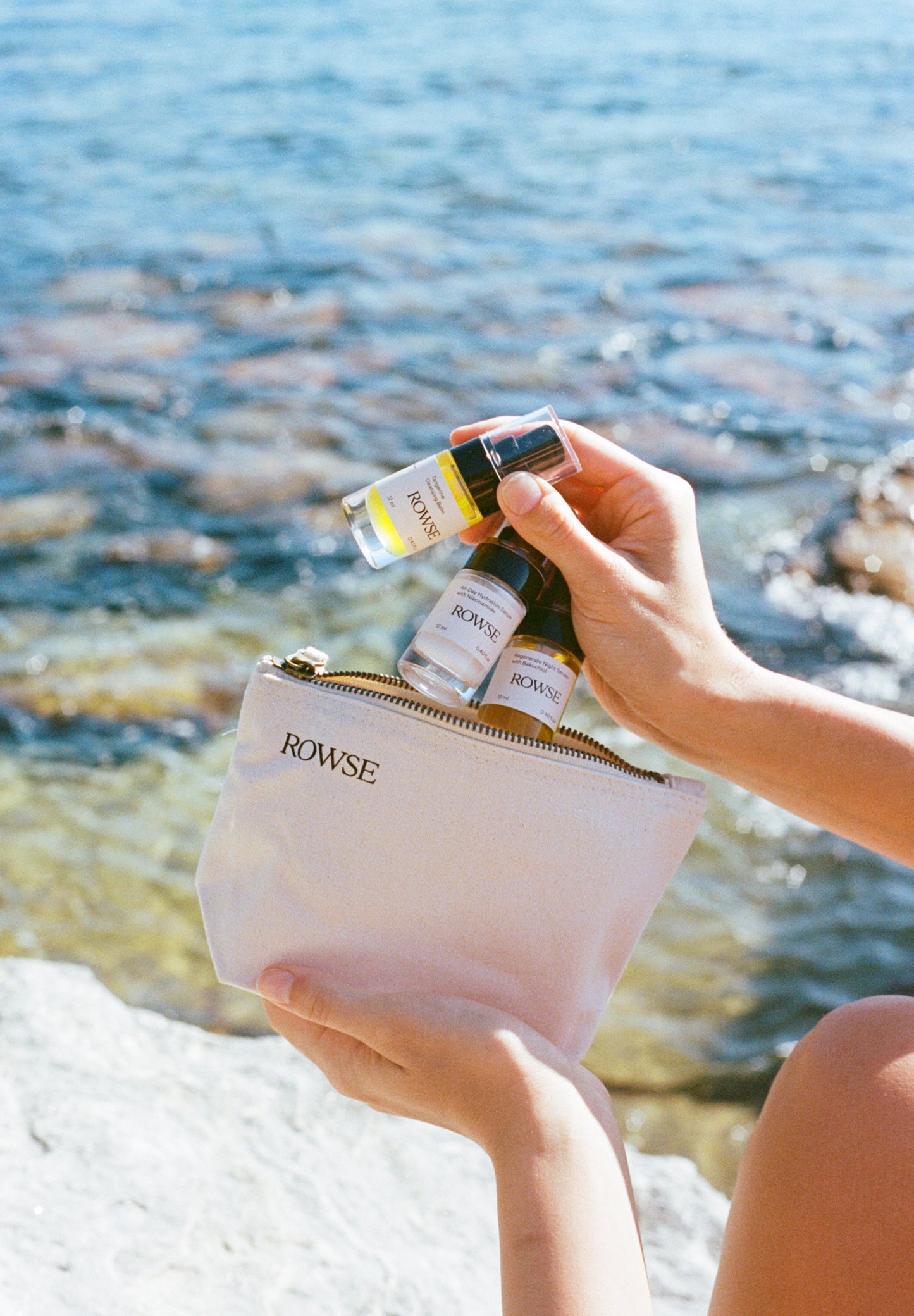 ROWSE | STARTER KIT (DESMAQUILHANTE, HIDRATANTE E SÉRUM) 12ML